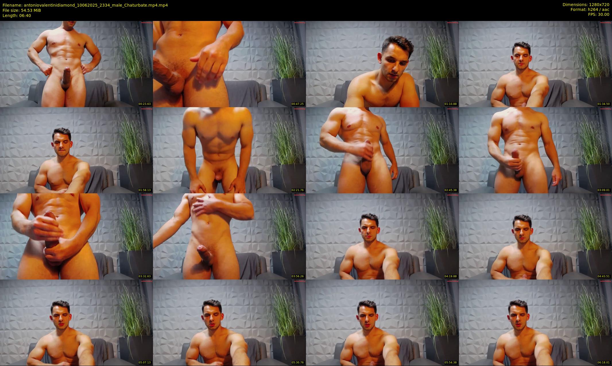 antoniovalentinidiamond — 7 minute Chaturbate male cam show recording, 720p, Jun 10, 2025