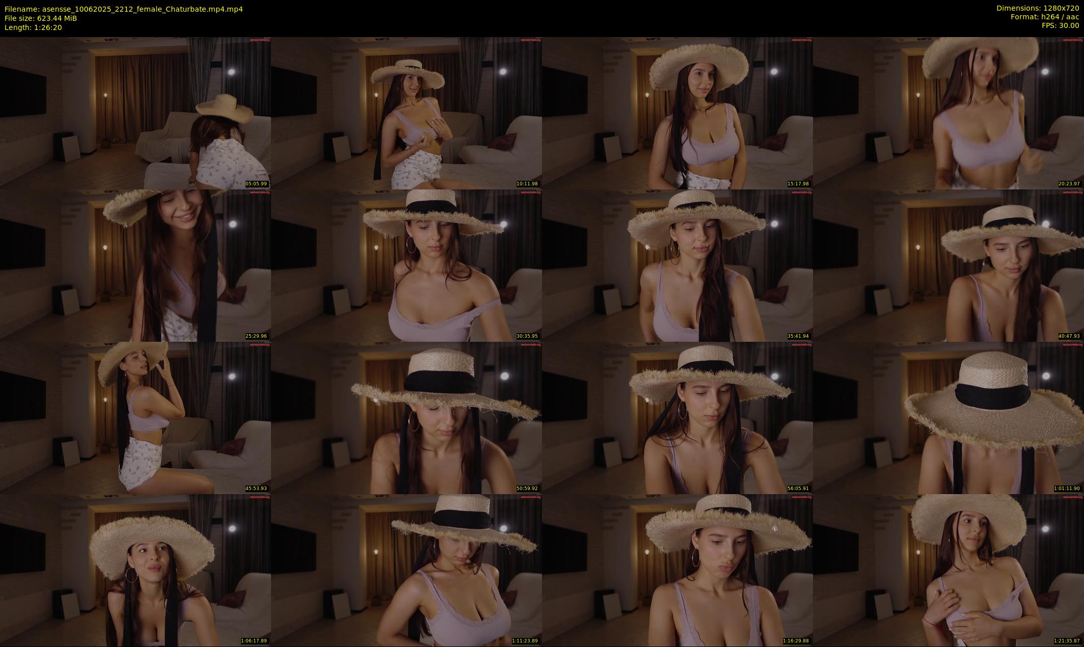 asensse — 87 minute Chaturbate female cam show recording, 720p, Jun 10, 2025