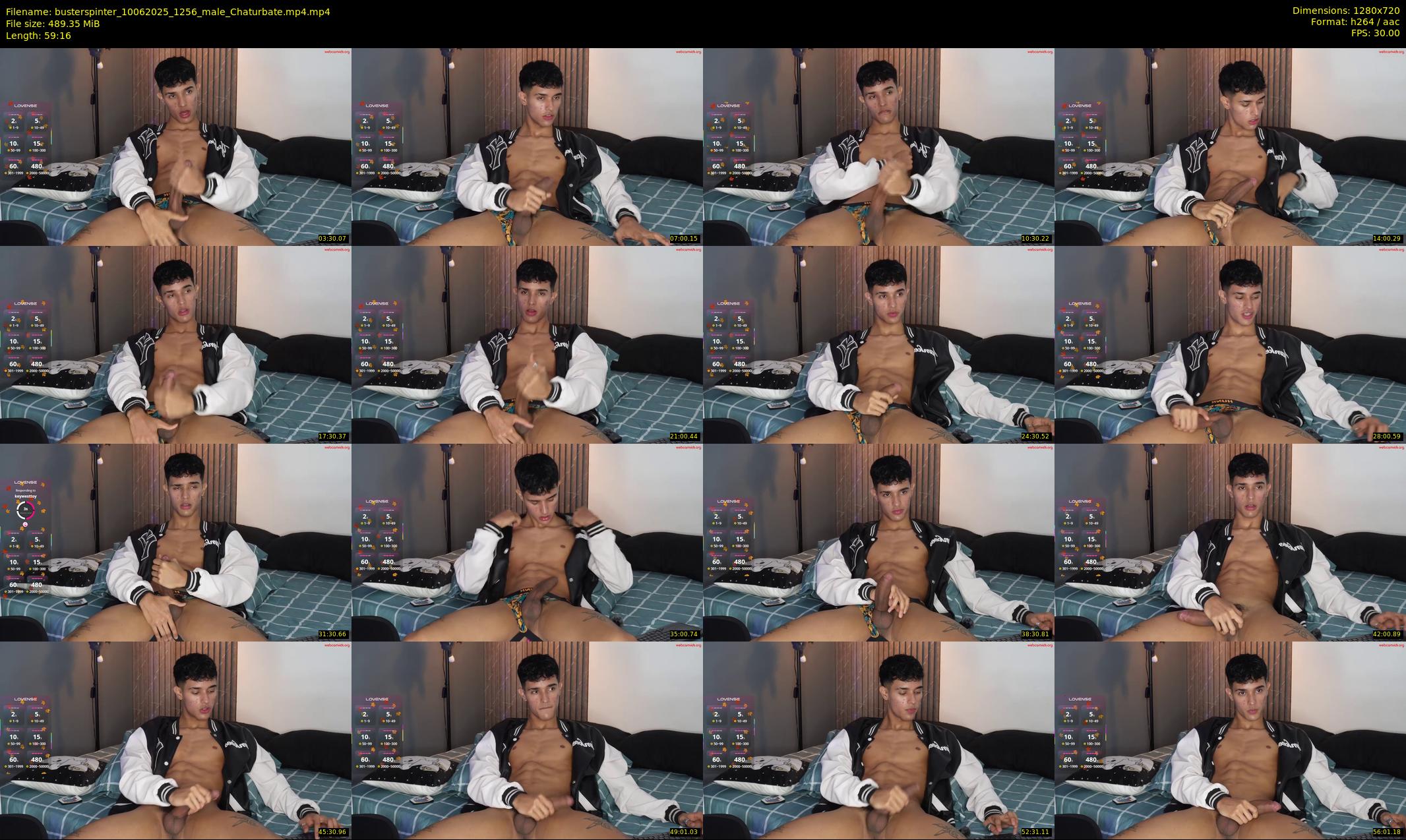 busterspinter — 60 minute Chaturbate male cam show recording, 720p, Jun 10, 2025