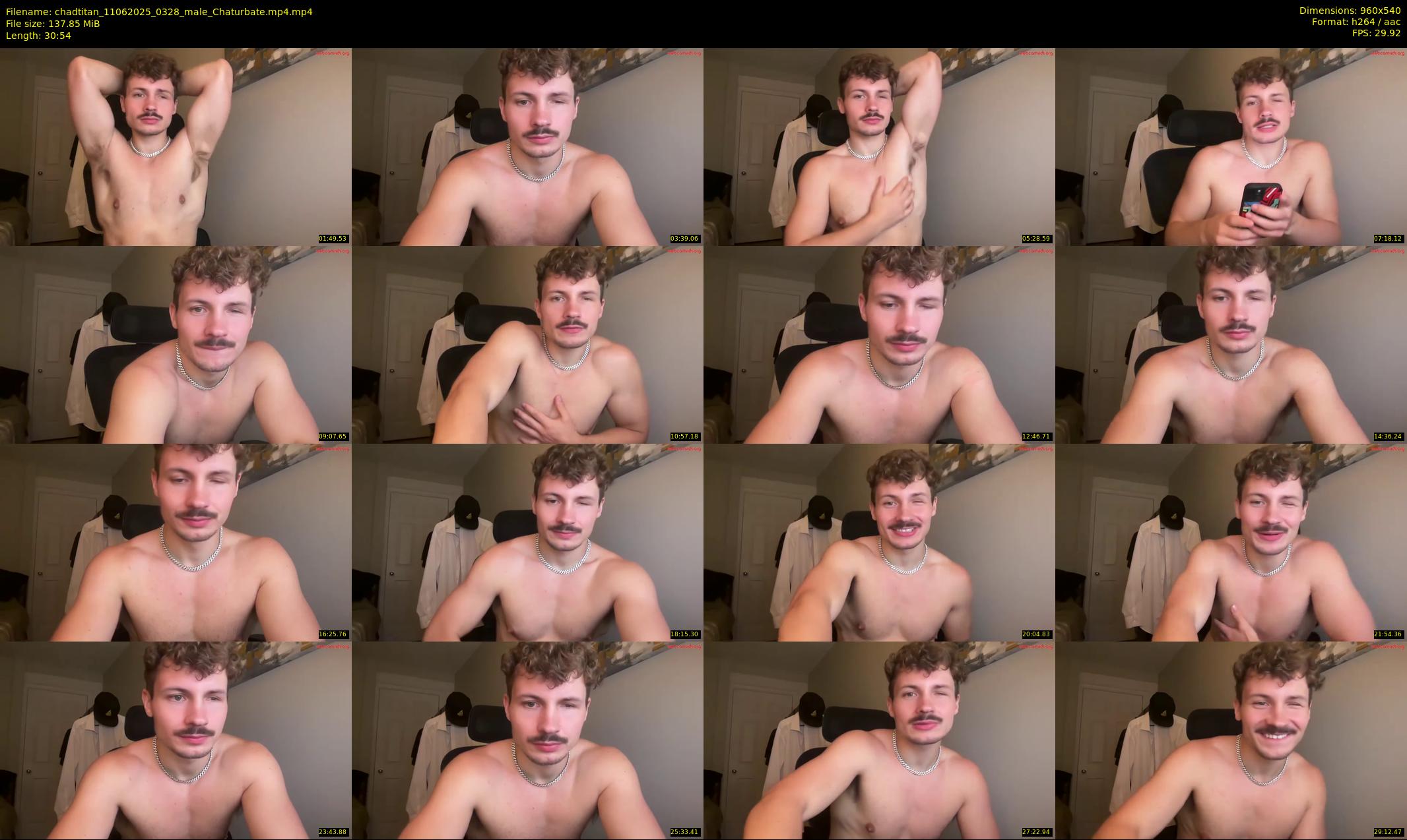 chadtitan — 31 minute Chaturbate male cam show recording, 480p, Jun 11, 2025