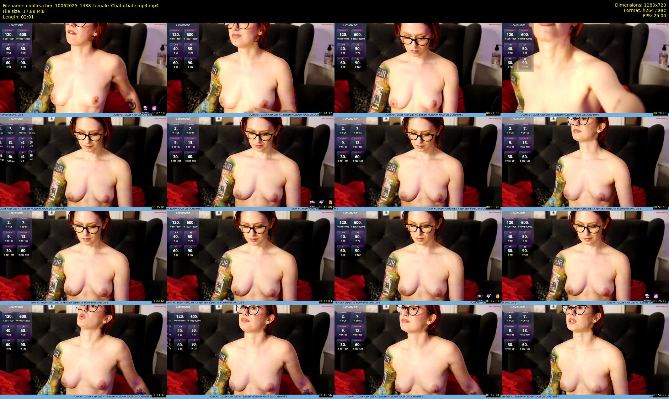 coolteacher — 3 minute Chaturbate female cam show recording, 720p, Jun 10, 2025