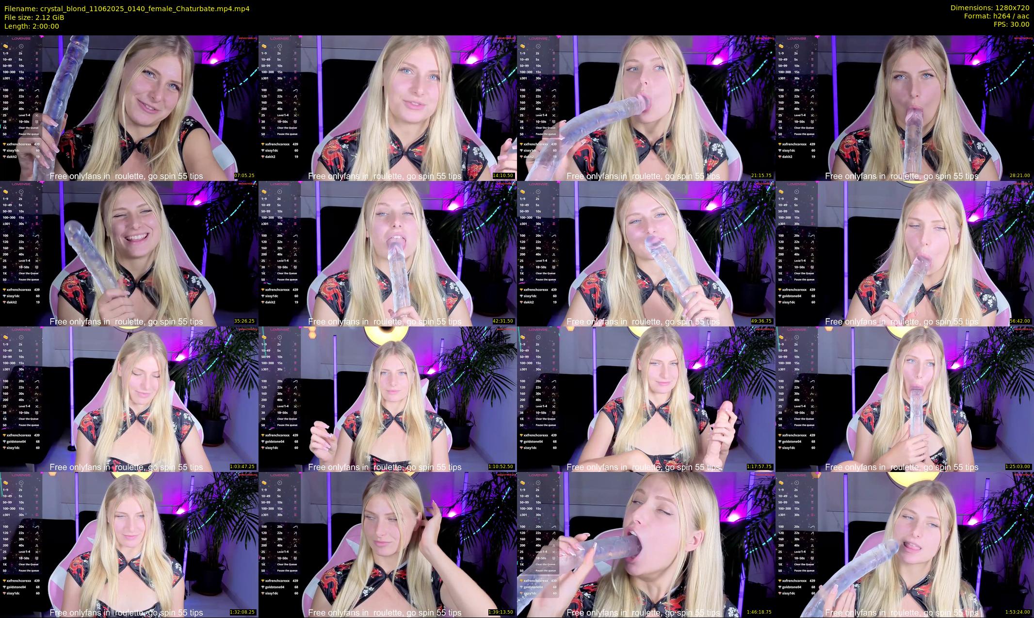 crystal_blond — 120 minute Chaturbate female cam show recording, 720p, Jun 11, 2025
