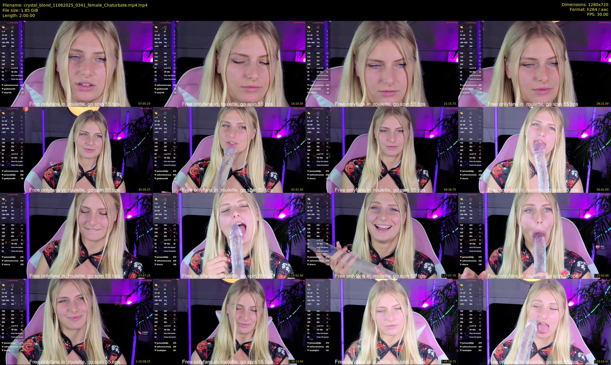 crystal_blond — 120 minute Chaturbate female cam show recording, 720p, Jun 11, 2025