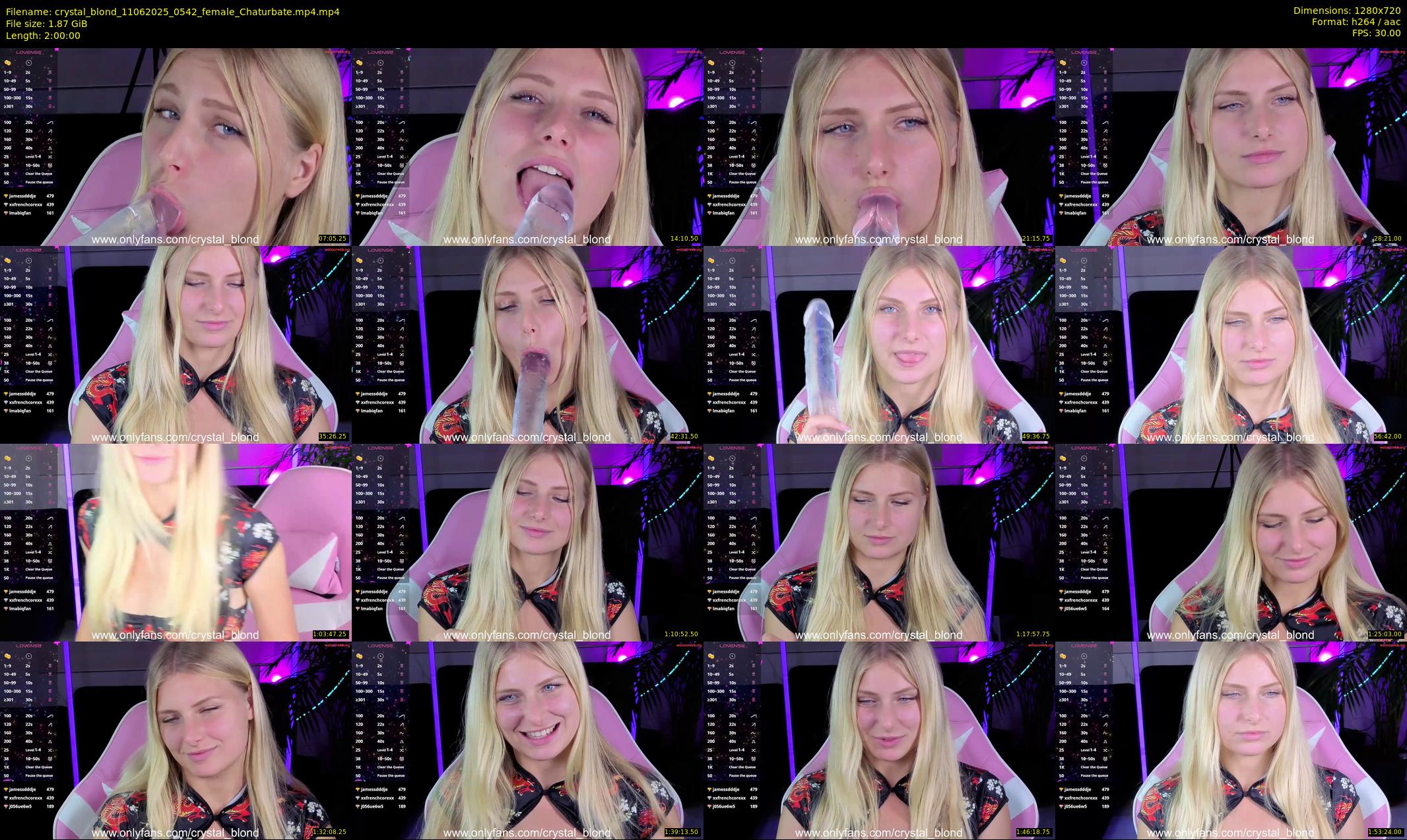 crystal_blond — 120 minute Chaturbate female cam show recording, 720p, Jun 11, 2025