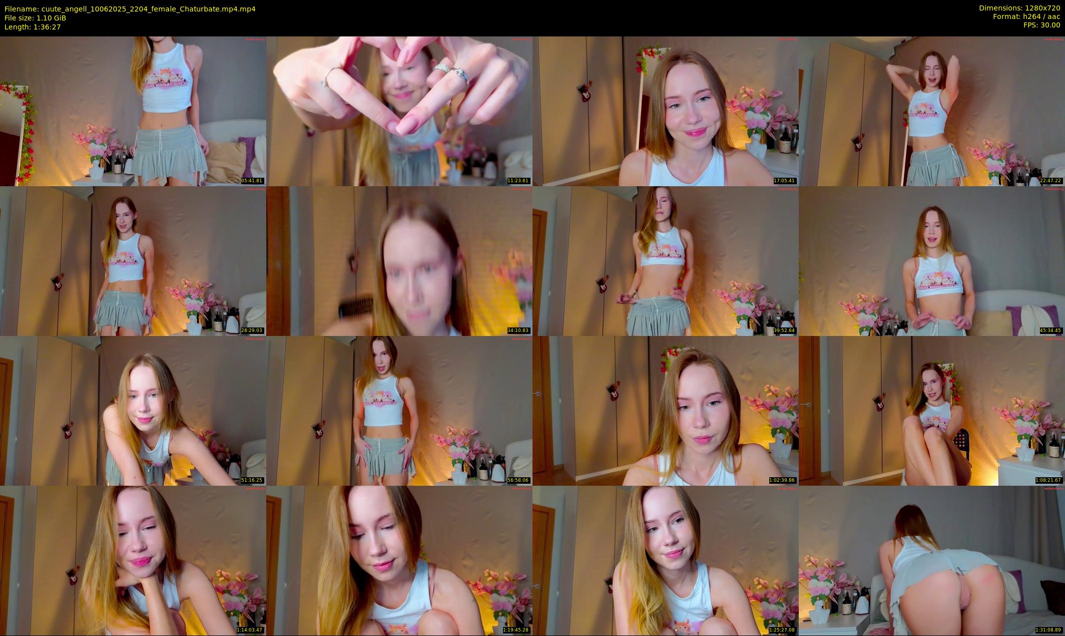 cuute_angell — 97 minute Chaturbate female cam show recording, 720p, Jun 10, 2025