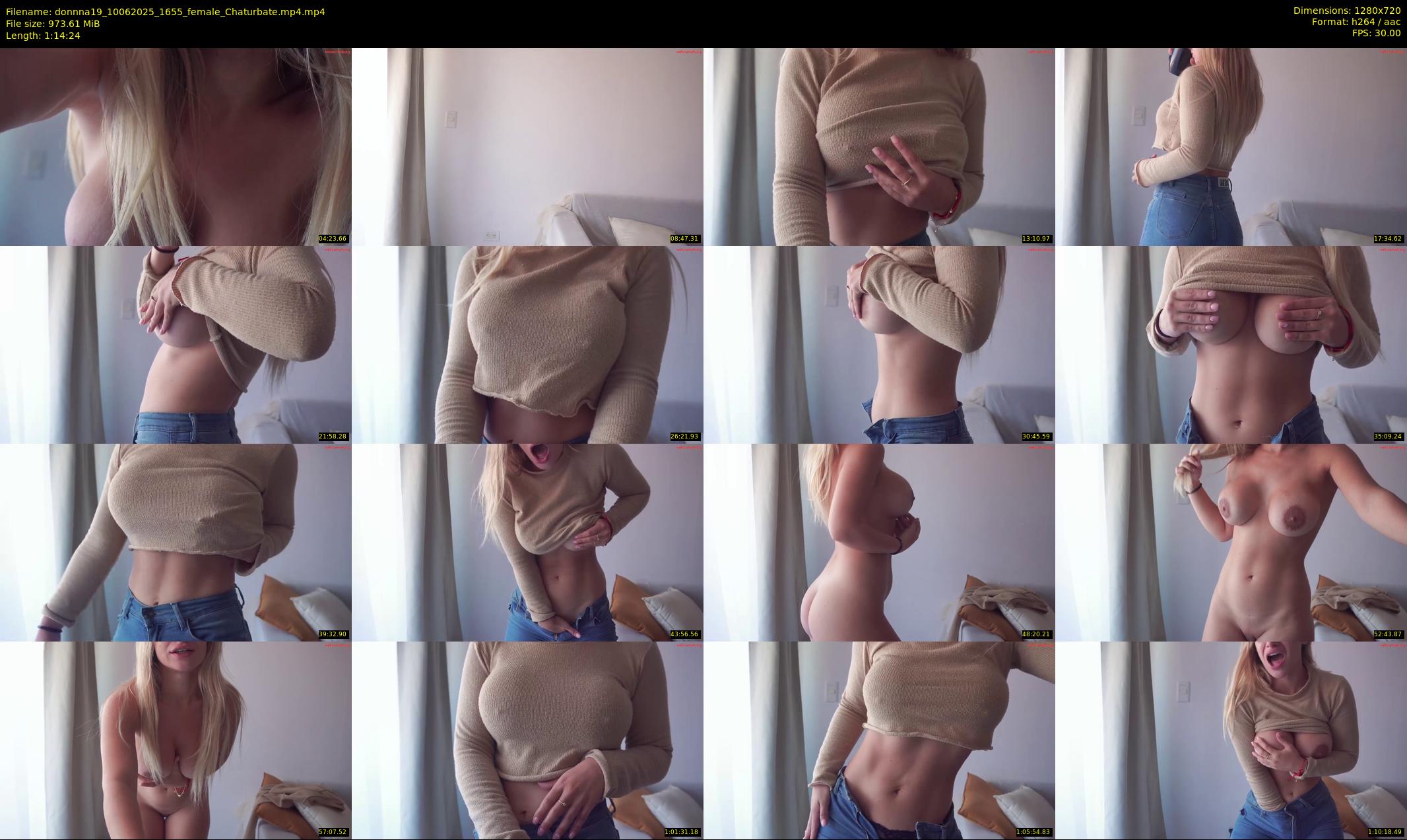donnna19 — 75 minute Chaturbate female cam show recording, 720p, Jun 10, 2025