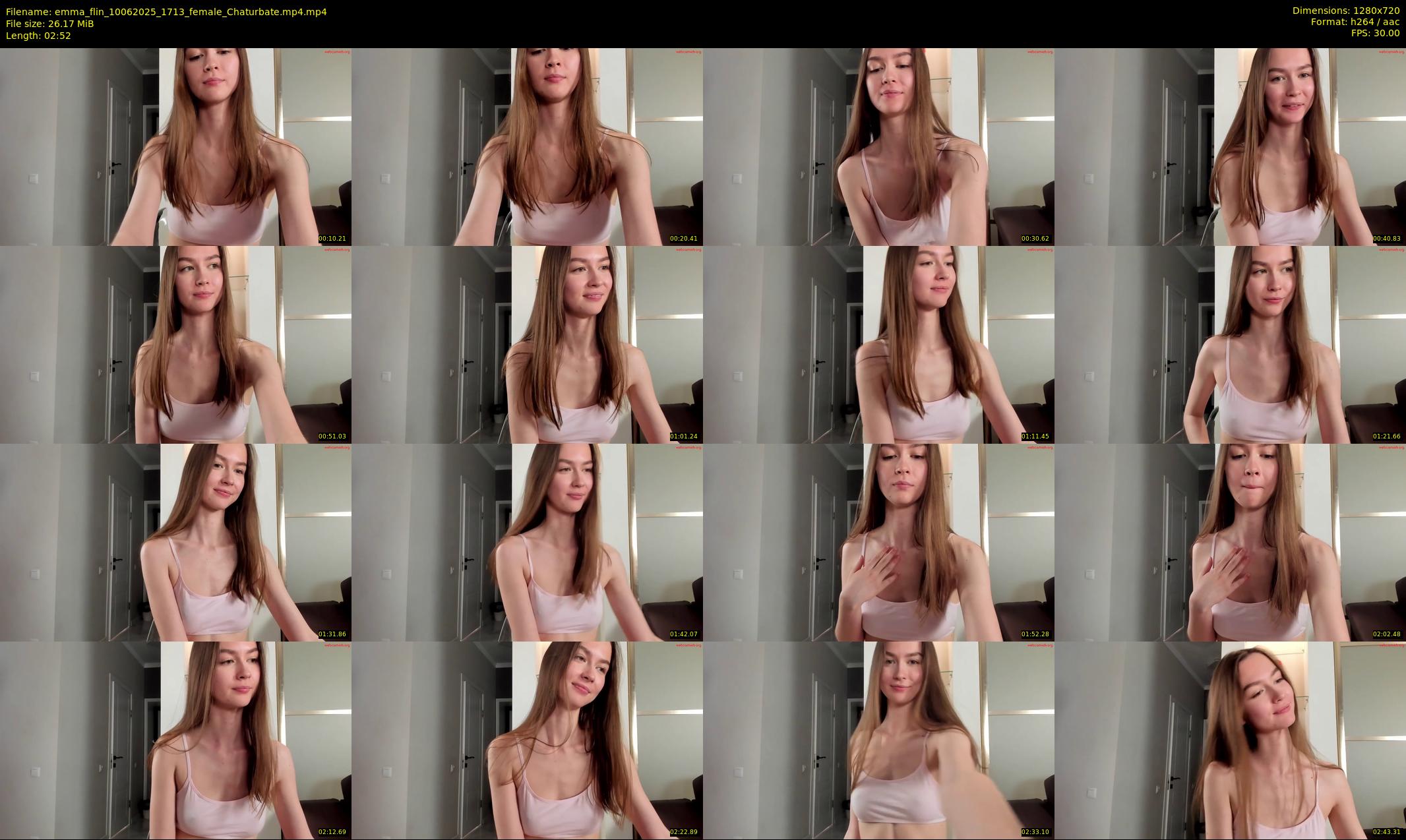 emma_flin — 3 minute Chaturbate female cam show recording, 720p, Jun 10, 2025