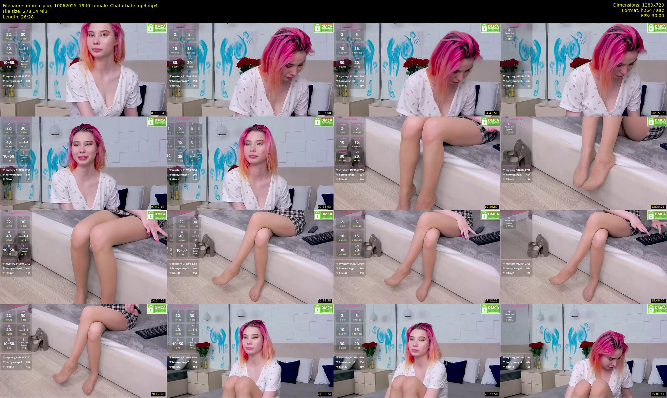 emma_plux — 27 minute Chaturbate female cam show recording, 720p, Jun 10, 2025