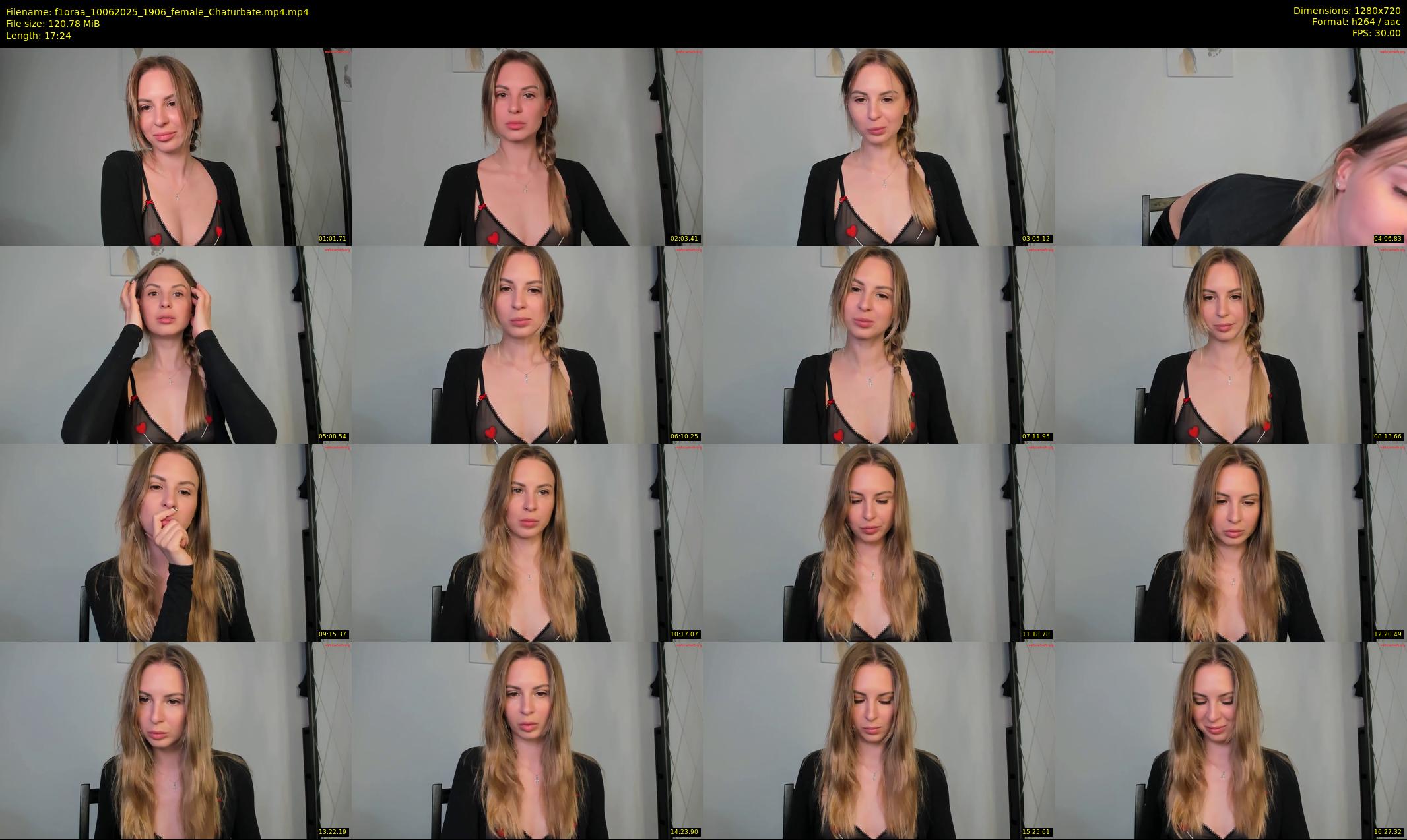 f1oraa — 18 minute Chaturbate female cam show recording, 720p, Jun 10, 2025