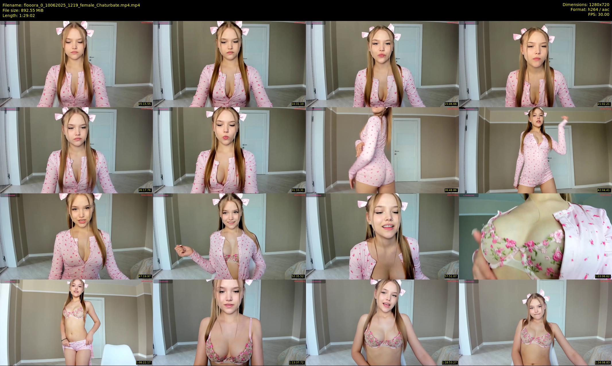 flooora_0 — 90 minute Chaturbate couple cam show recording, 720p, Jun 10, 2025