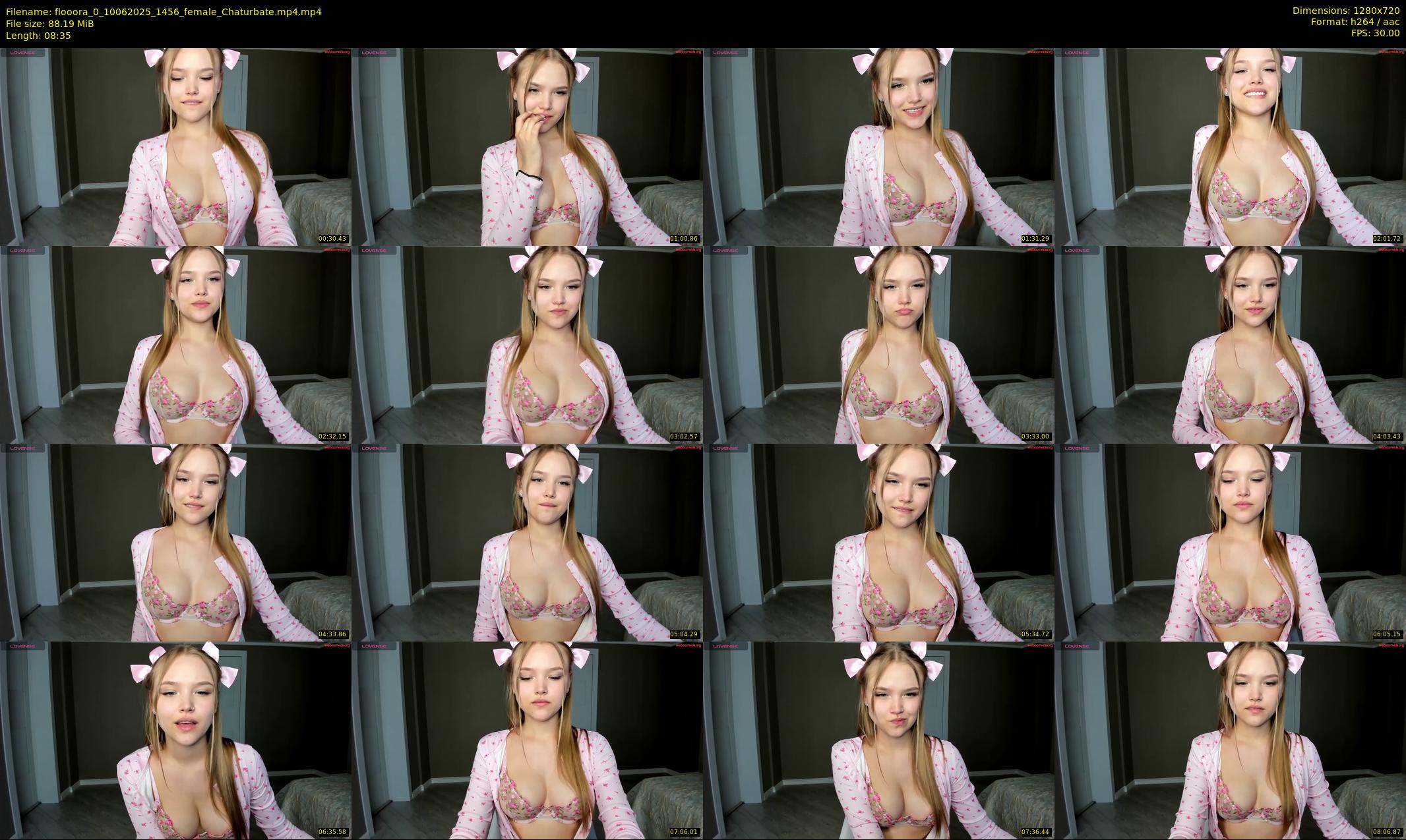 flooora_0 — 9 minute Chaturbate couple cam show recording, 720p, Jun 10, 2025