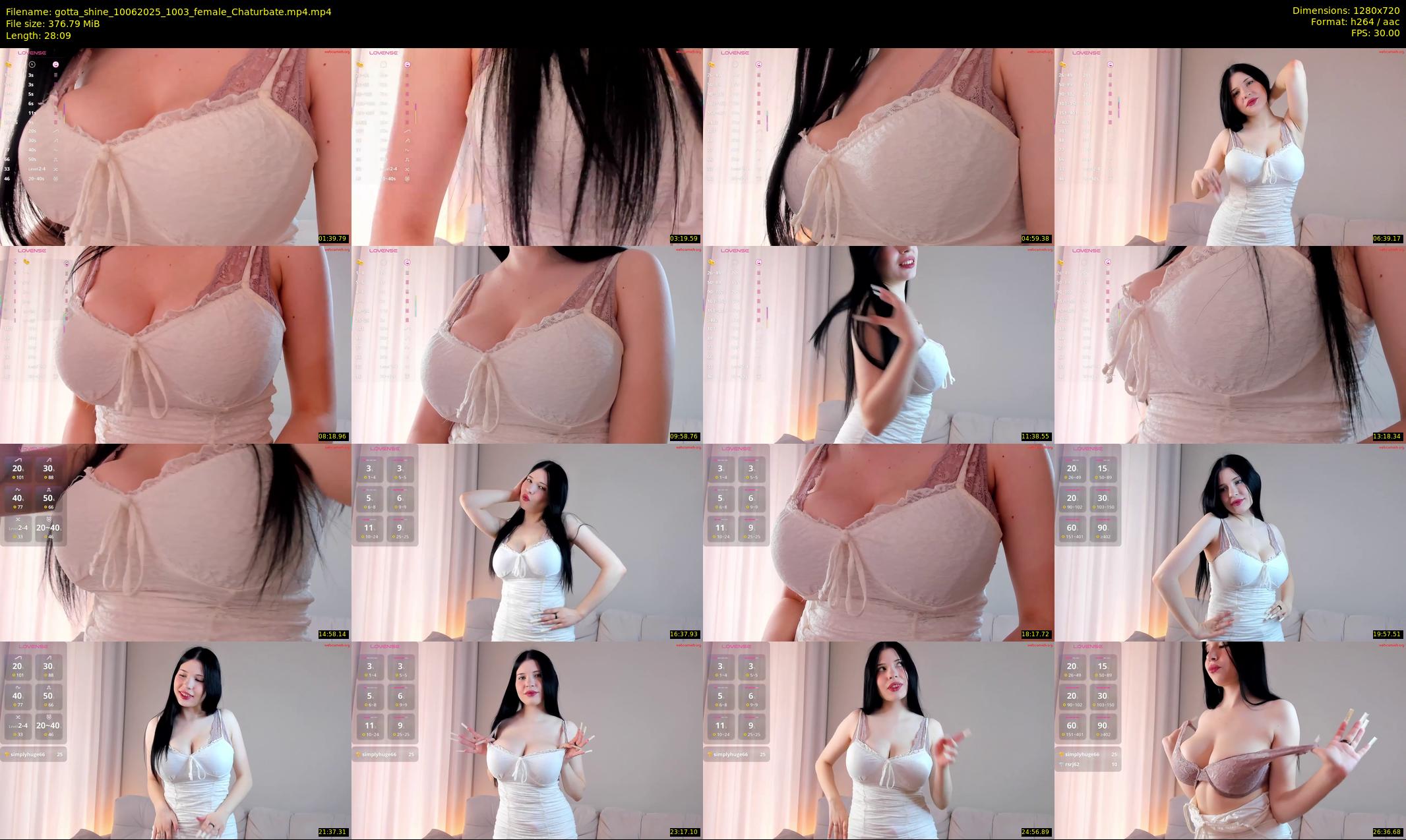 gotta_shine — 29 minute Chaturbate female cam show recording, 720p, Jun 10, 2025