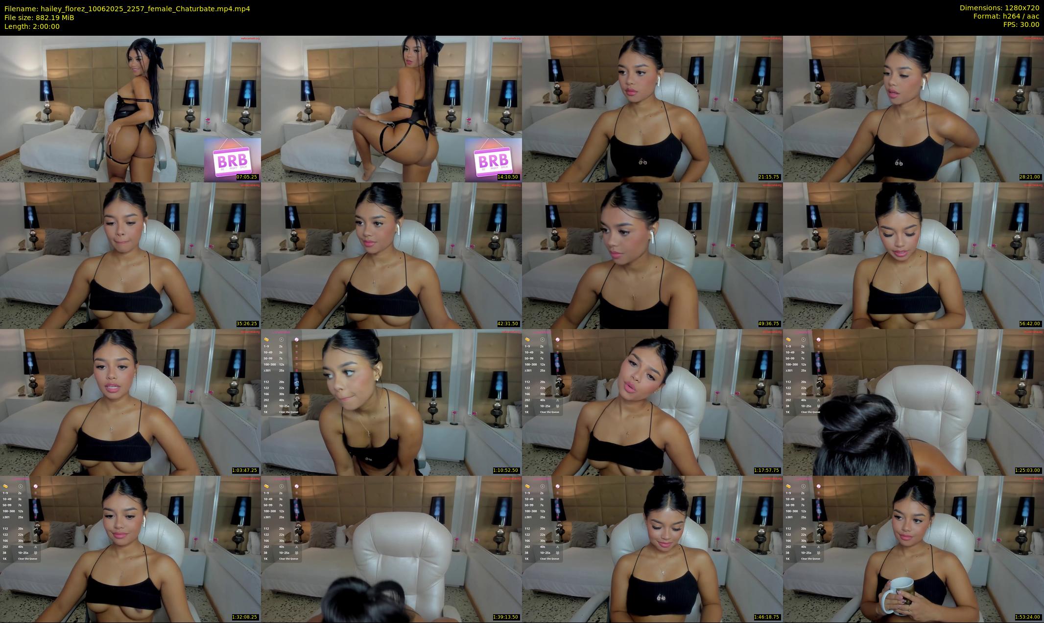 hailey_florez — 120 minute Chaturbate female cam show recording, 720p, Jun 10, 2025