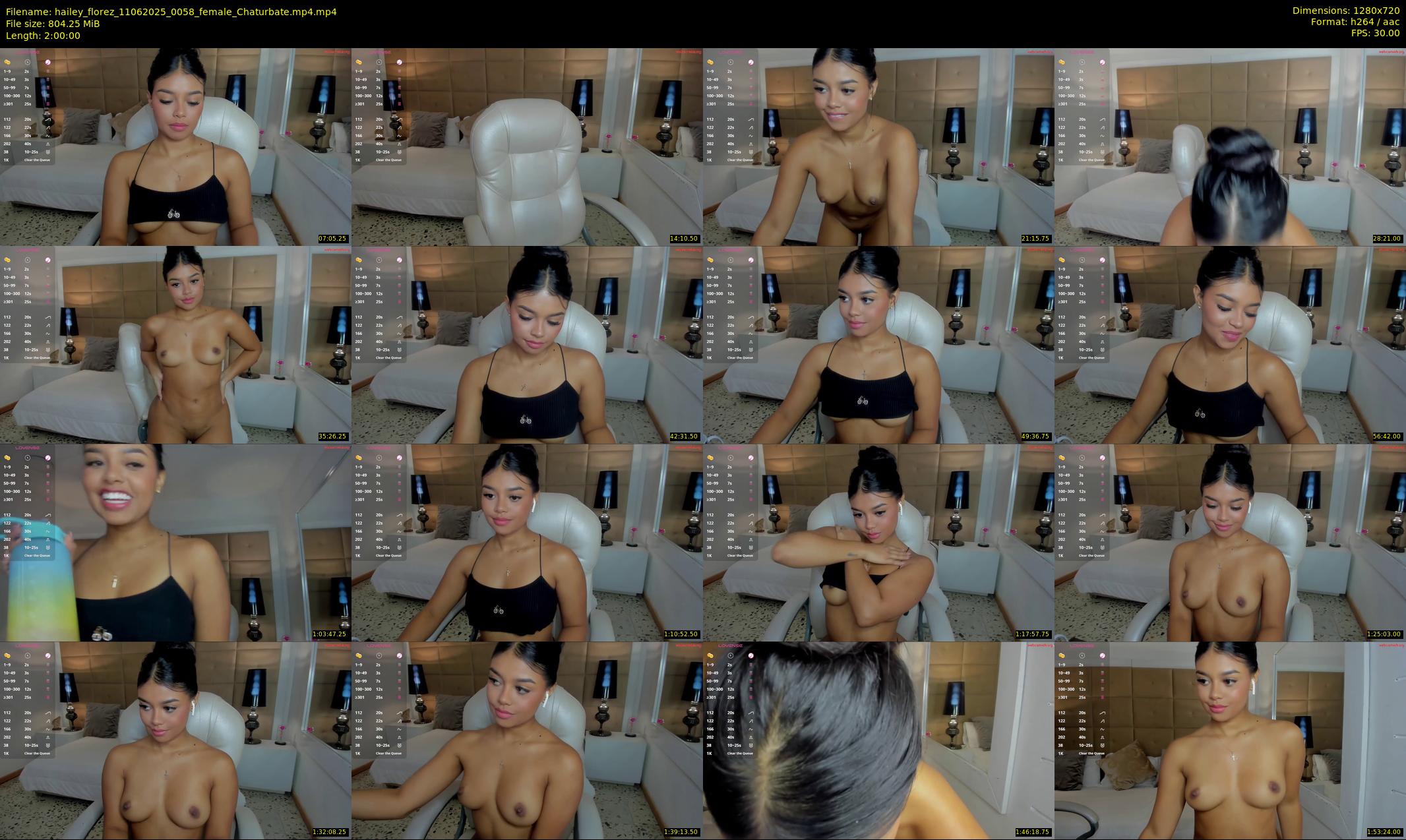 hailey_florez — 120 minute Chaturbate female cam show recording, 720p, Jun 11, 2025
