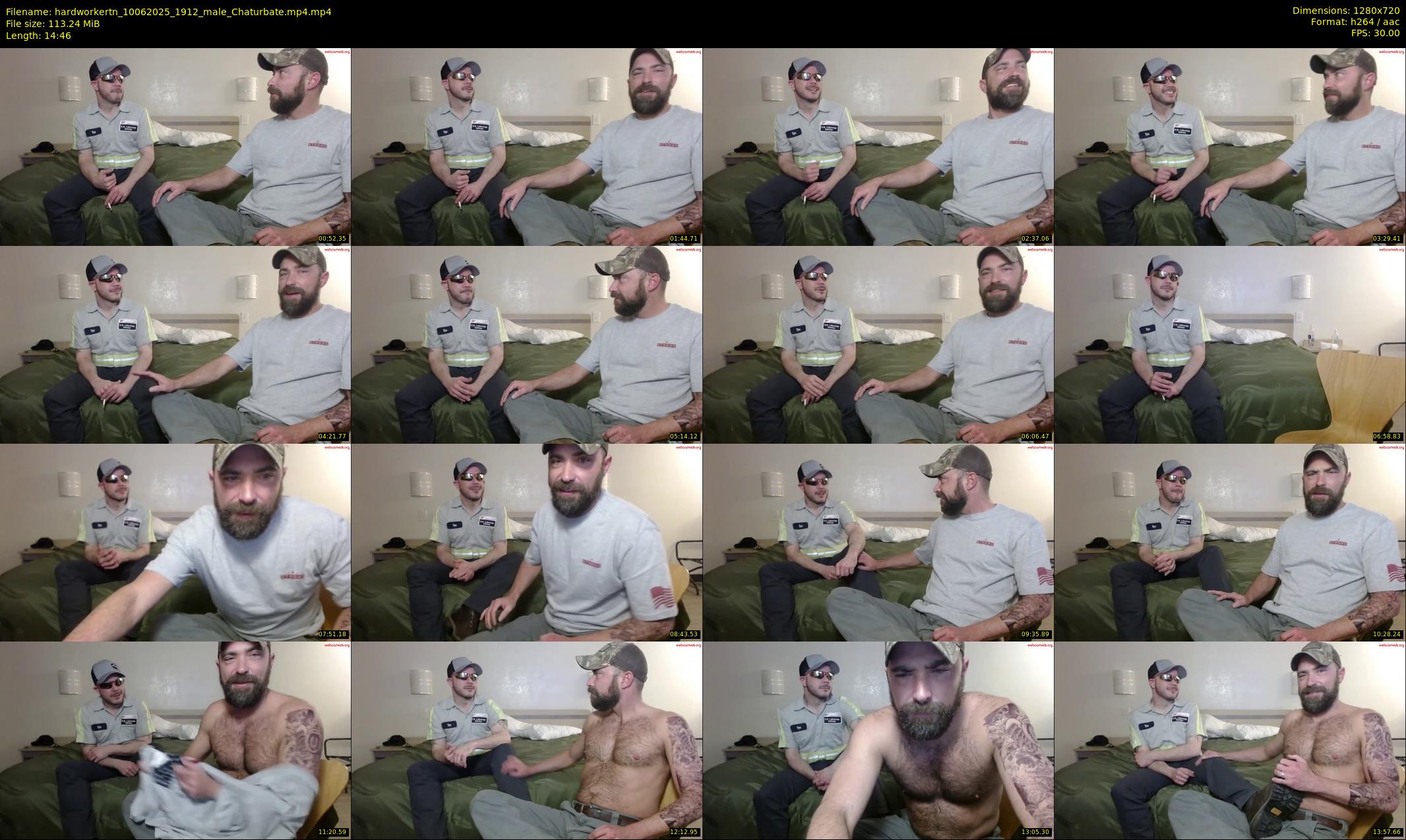 hardworkertn — 15 minute Chaturbate male cam show recording, 720p, Jun 10, 2025