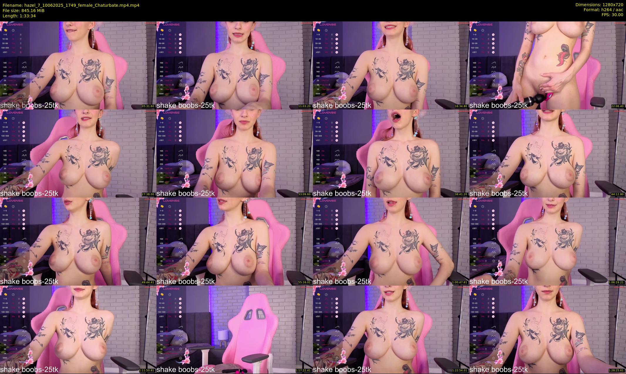 hazel_7 — 94 minute Chaturbate female cam show recording, 720p, Jun 10, 2025