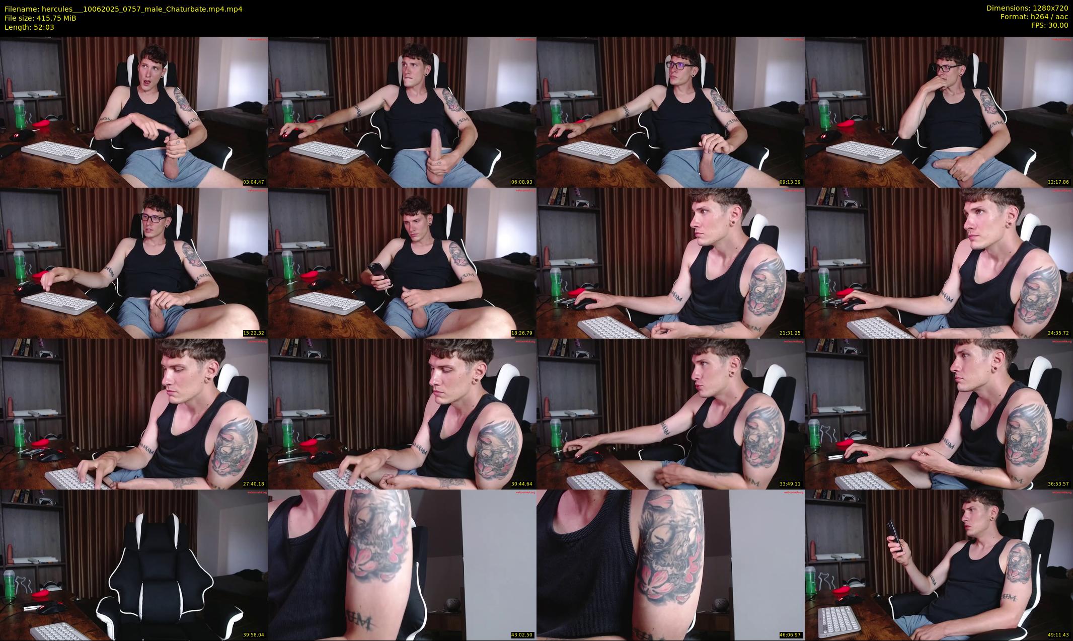 hercules__ — 53 minute Chaturbate male cam show recording, 720p, Jun 10, 2025