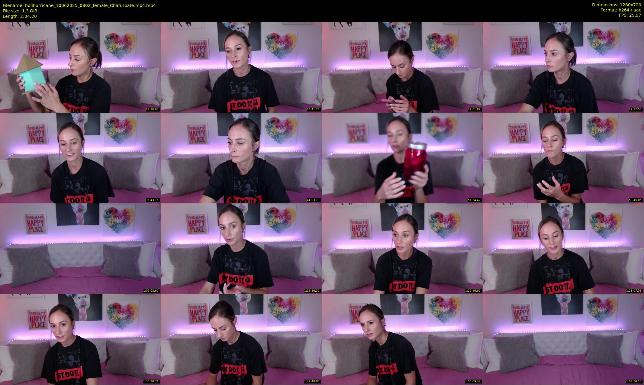 holihurricane — 125 minute Chaturbate female cam show recording, 720p, Jun 10, 2025