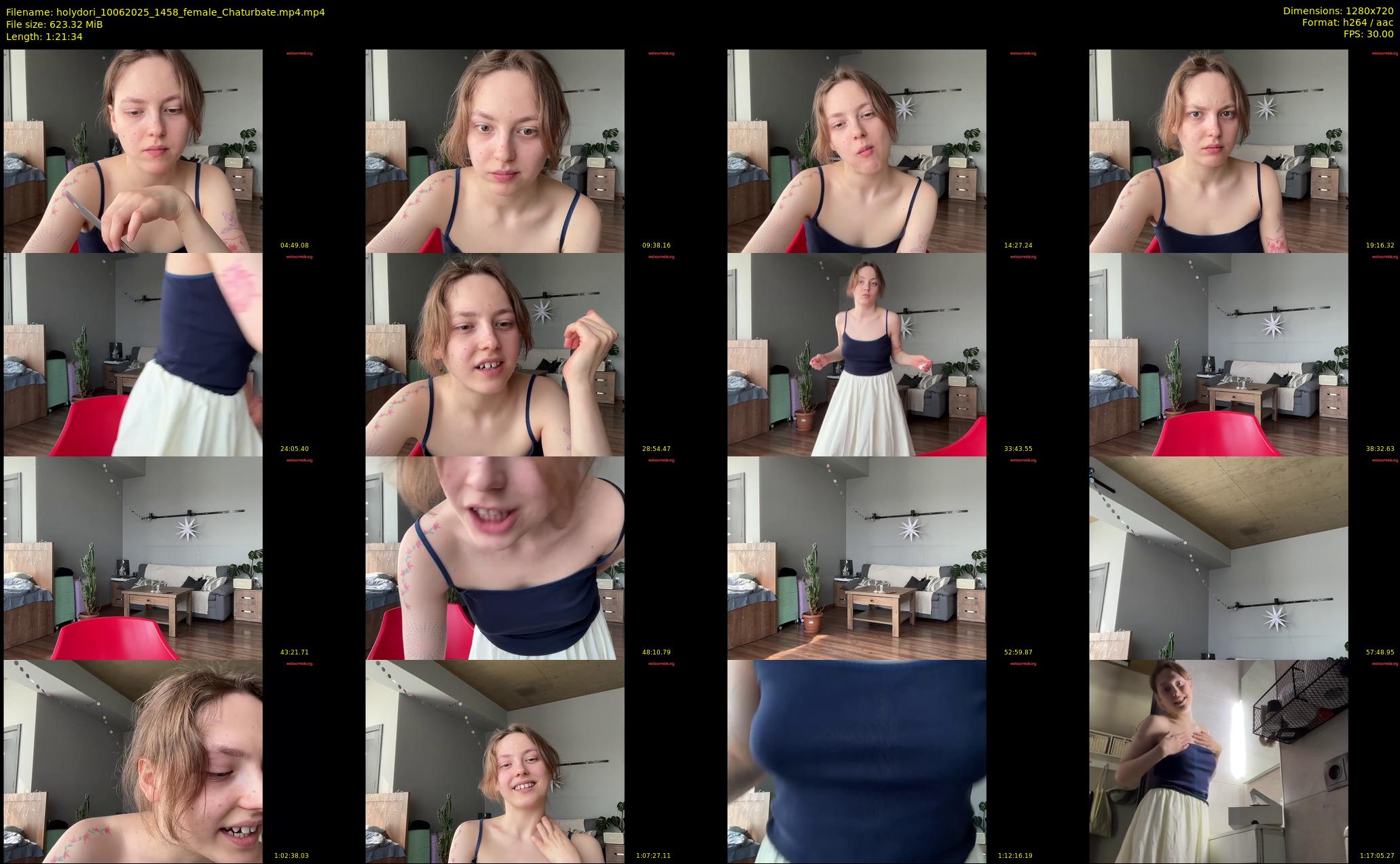 holydori — 82 minute Chaturbate female cam show recording, 720p, Jun 10, 2025
