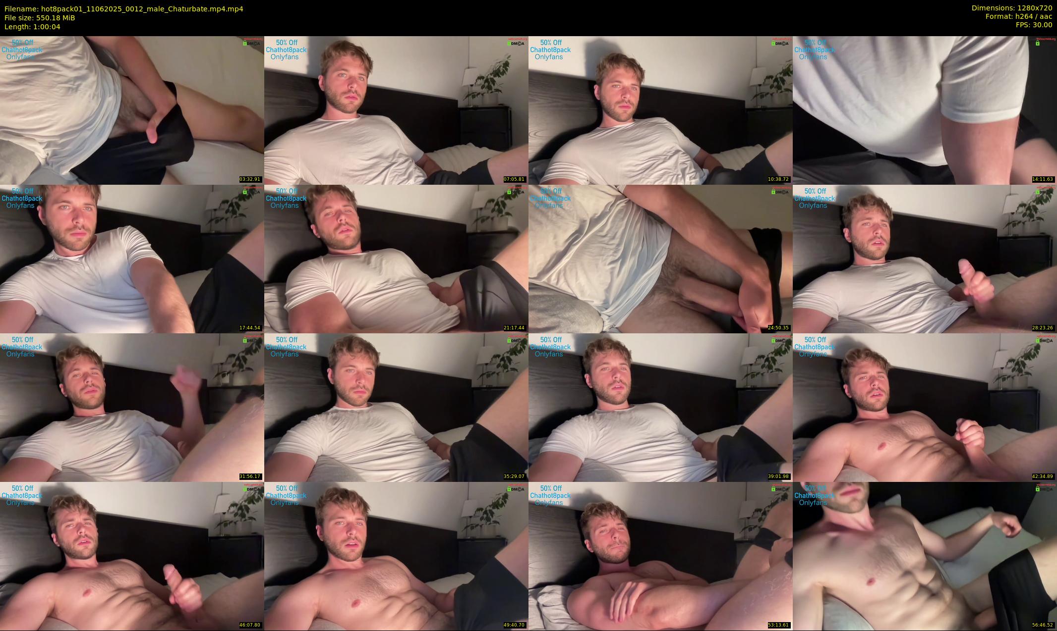 hot8pack01 — 61 minute Chaturbate male cam show recording, 720p, Jun 11, 2025