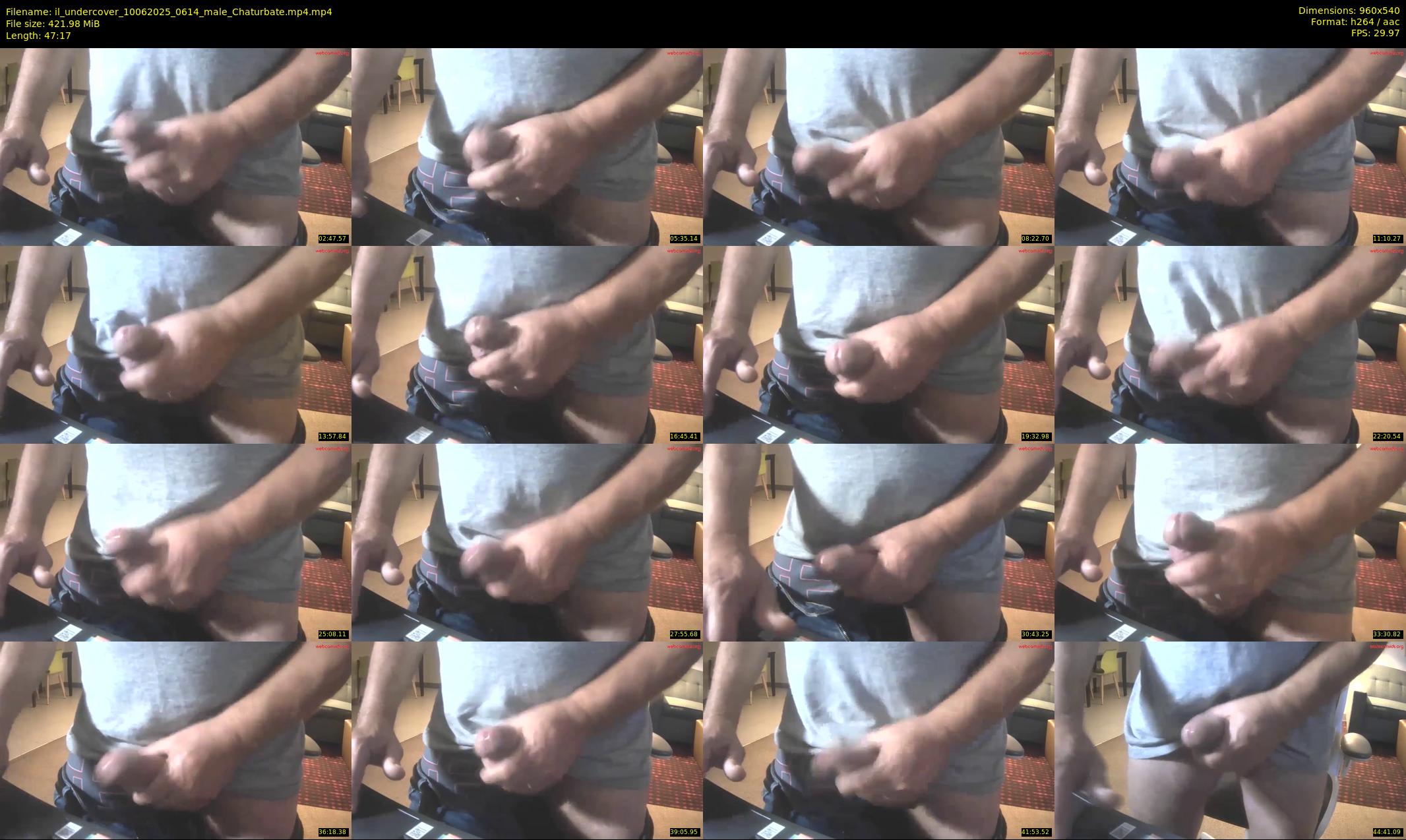 il_undercover — 48 minute Chaturbate male cam show recording, 480p, Jun 10, 2025