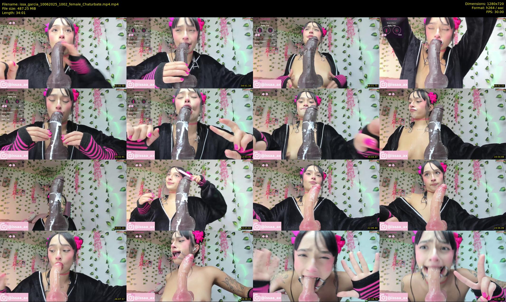 issa_garcia — 35 minute Chaturbate female cam show recording, 720p, Jun 10, 2025