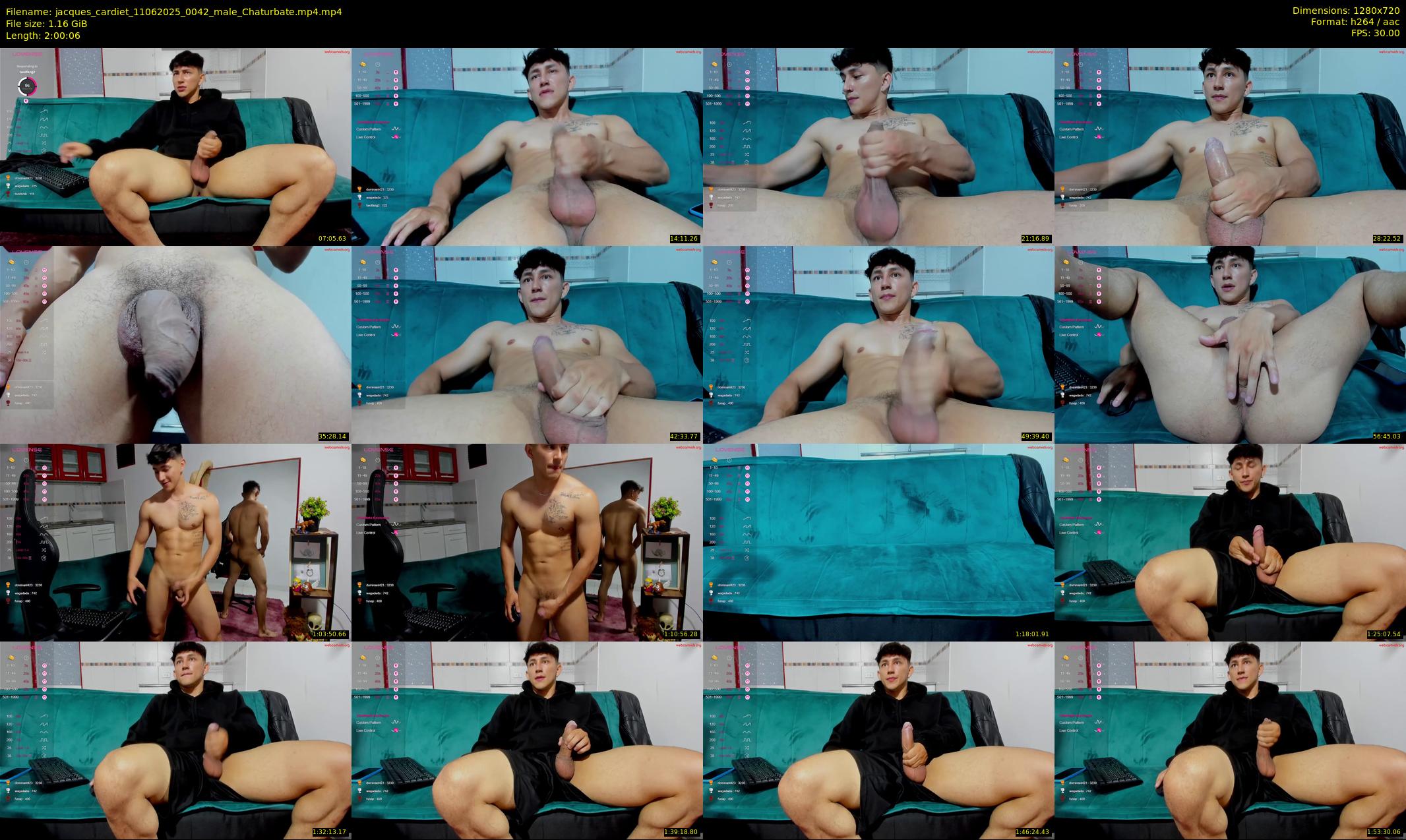 jacques_cardiet — 121 minute Chaturbate male cam show recording, 720p, Jun 11, 2025