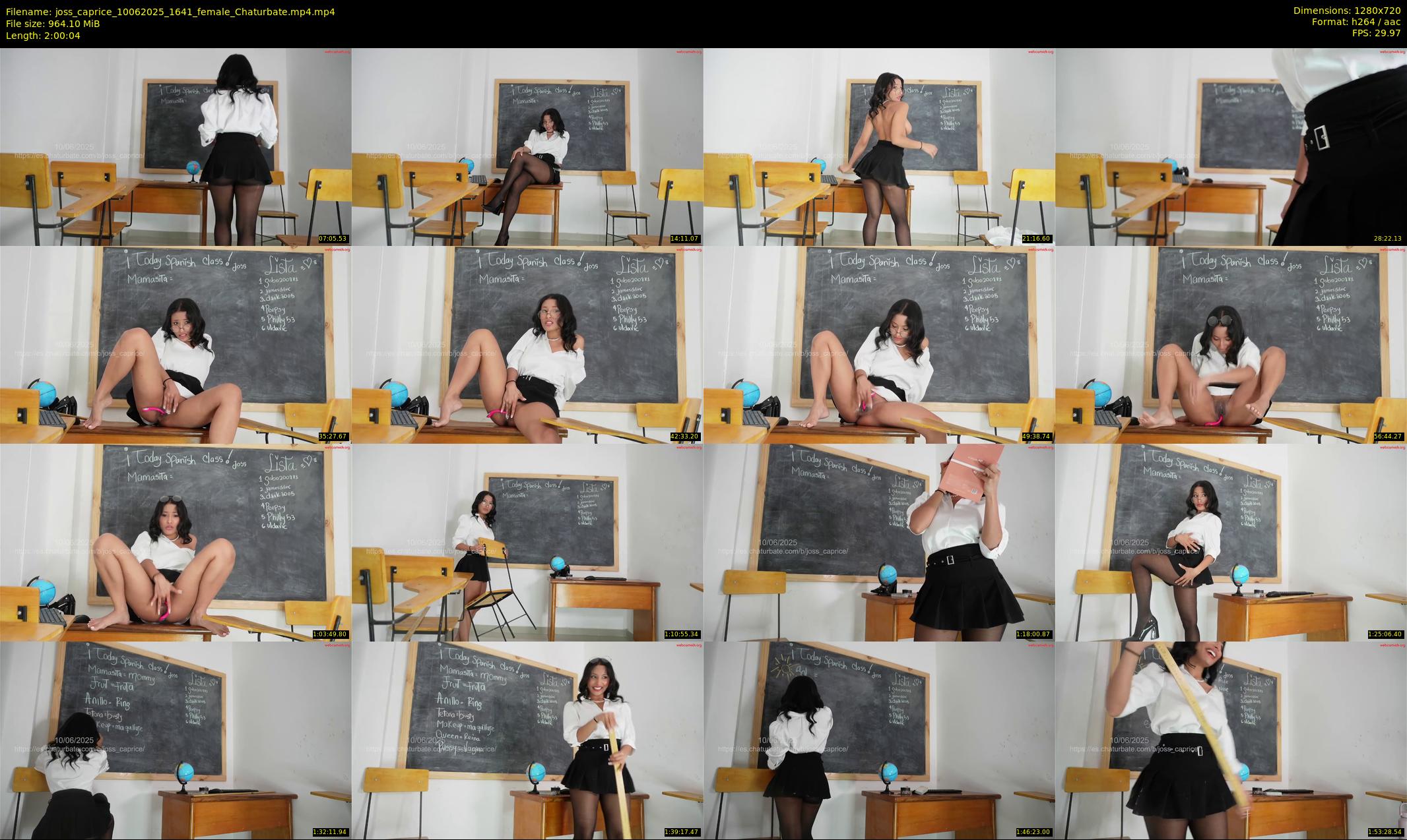 joss_caprice — 121 minute Chaturbate female cam show recording, 720p, Jun 10, 2025