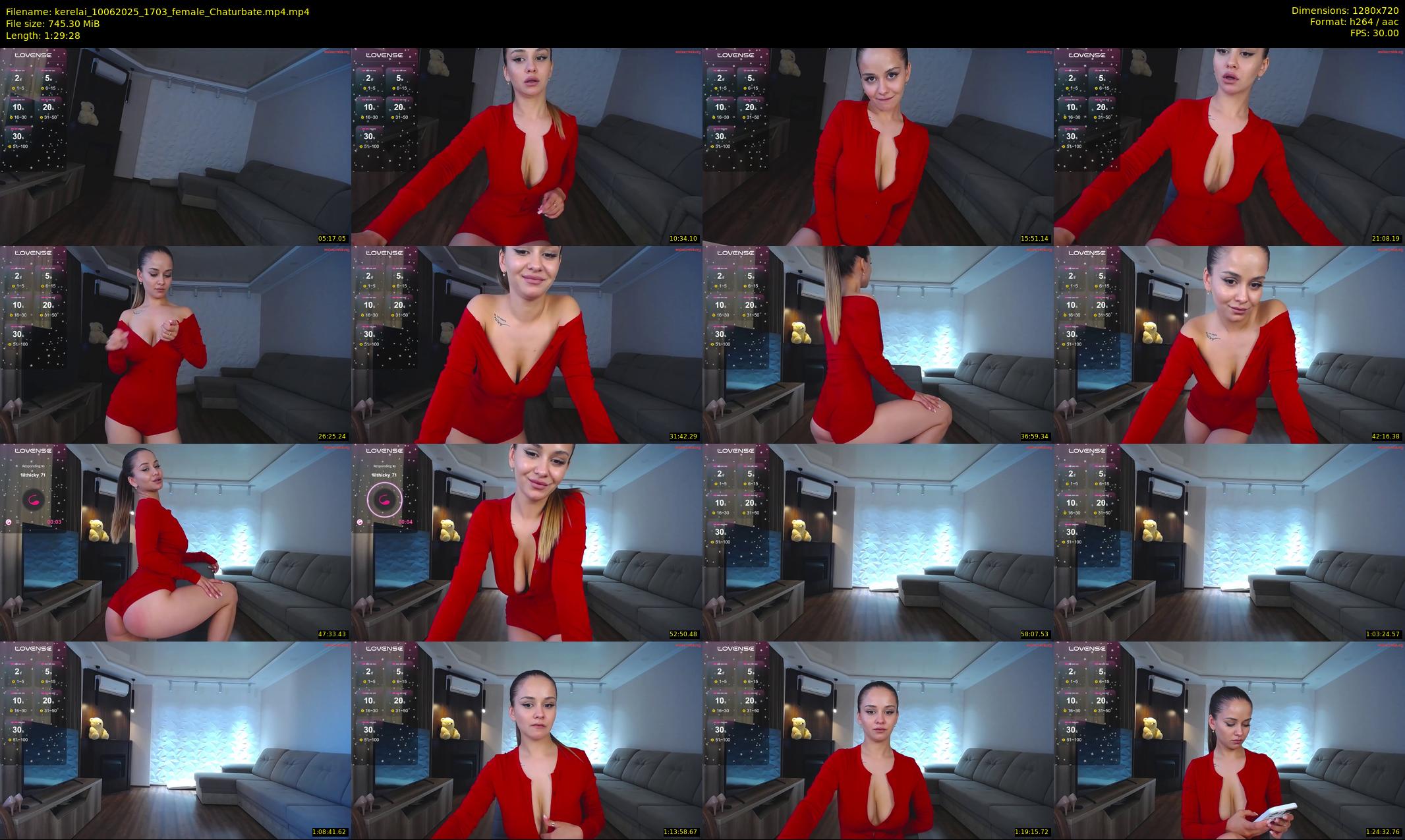 kerelai — 90 minute Chaturbate female cam show recording, 720p, Jun 10, 2025