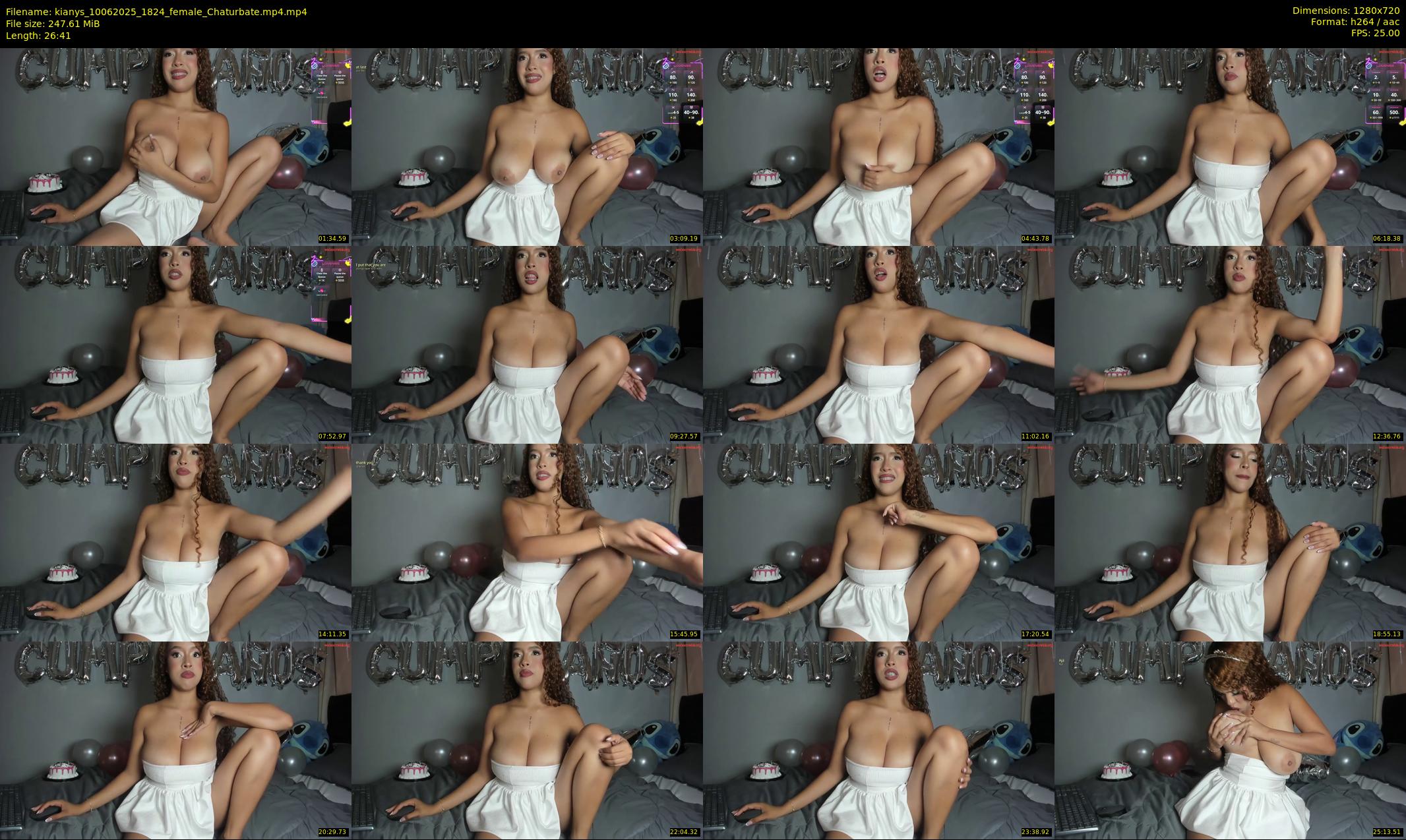 kianys — 27 minute Chaturbate female cam show recording, 720p, Jun 10, 2025
