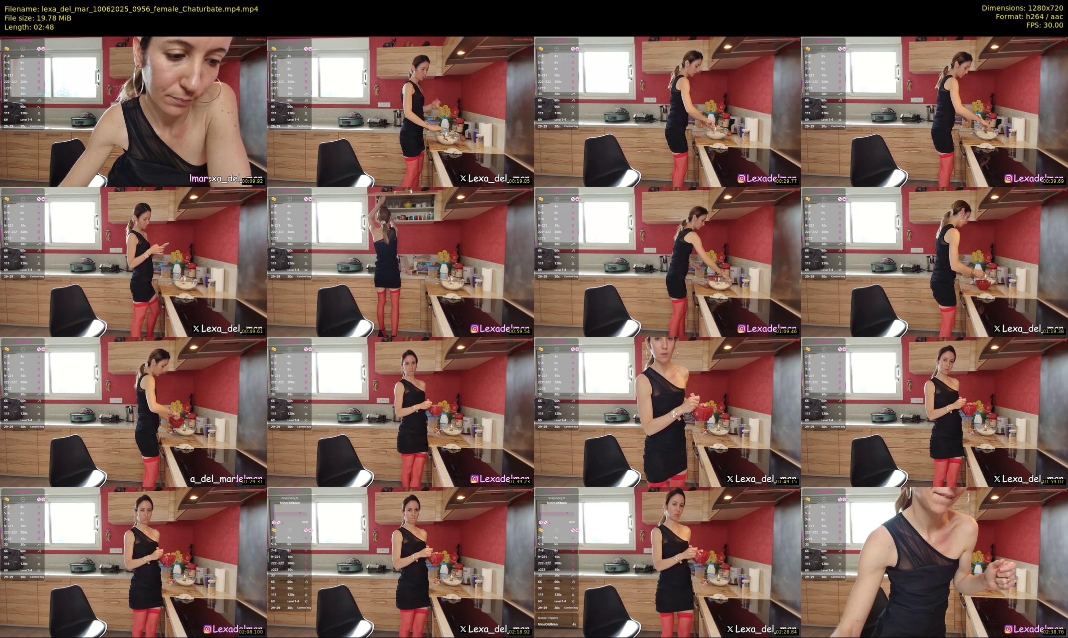 lexa_del_mar — 3 minute Chaturbate female cam show recording, 720p, Jun 10, 2025