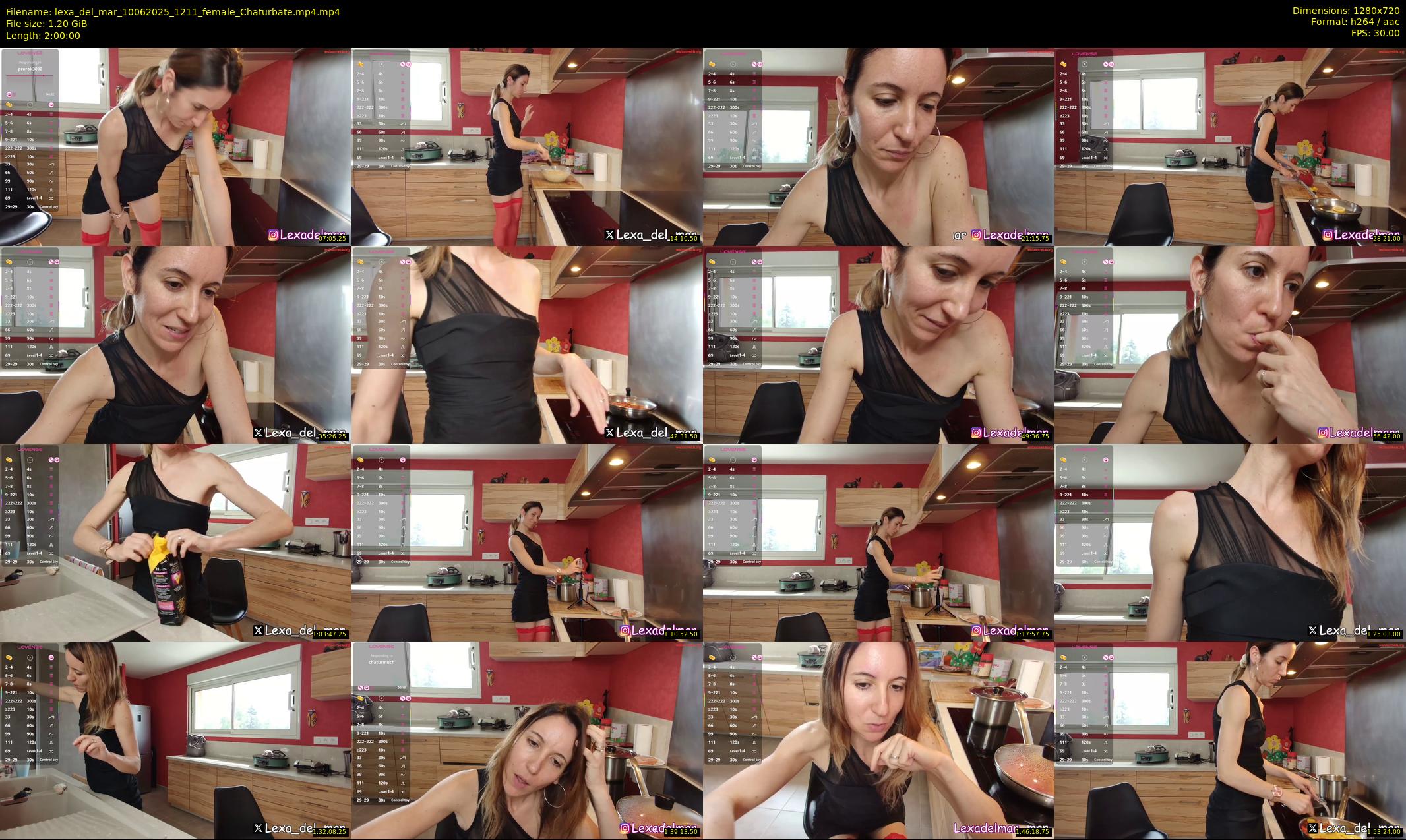 lexa_del_mar — 120 minute Chaturbate female cam show recording, 720p, Jun 10, 2025