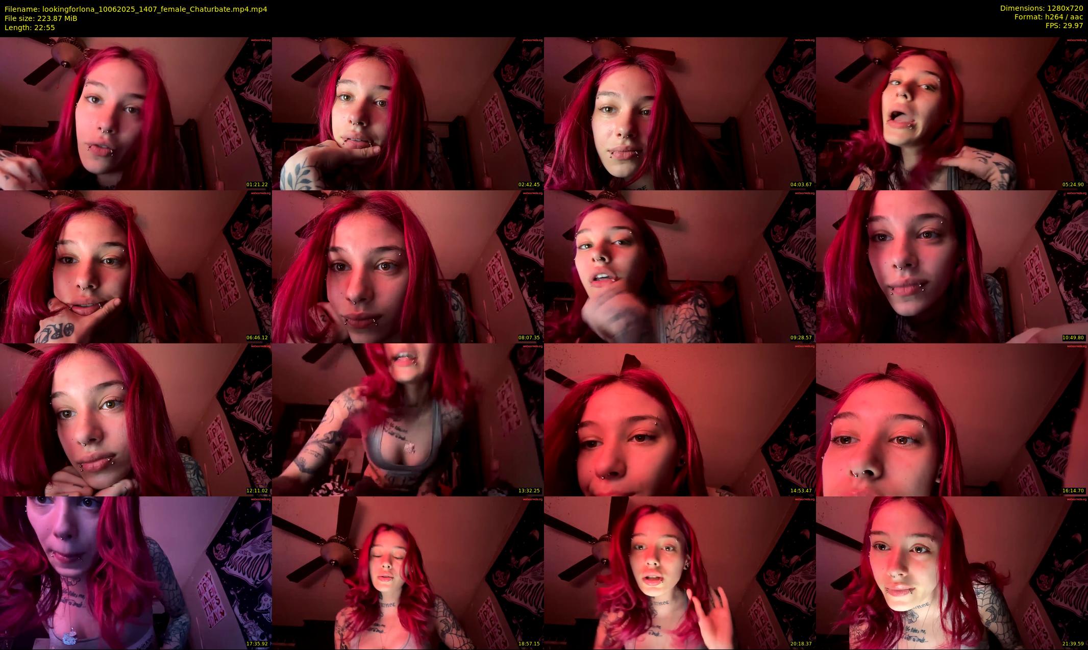 lookingforlona — 23 minute Chaturbate female cam show recording, 720p, Jun 10, 2025