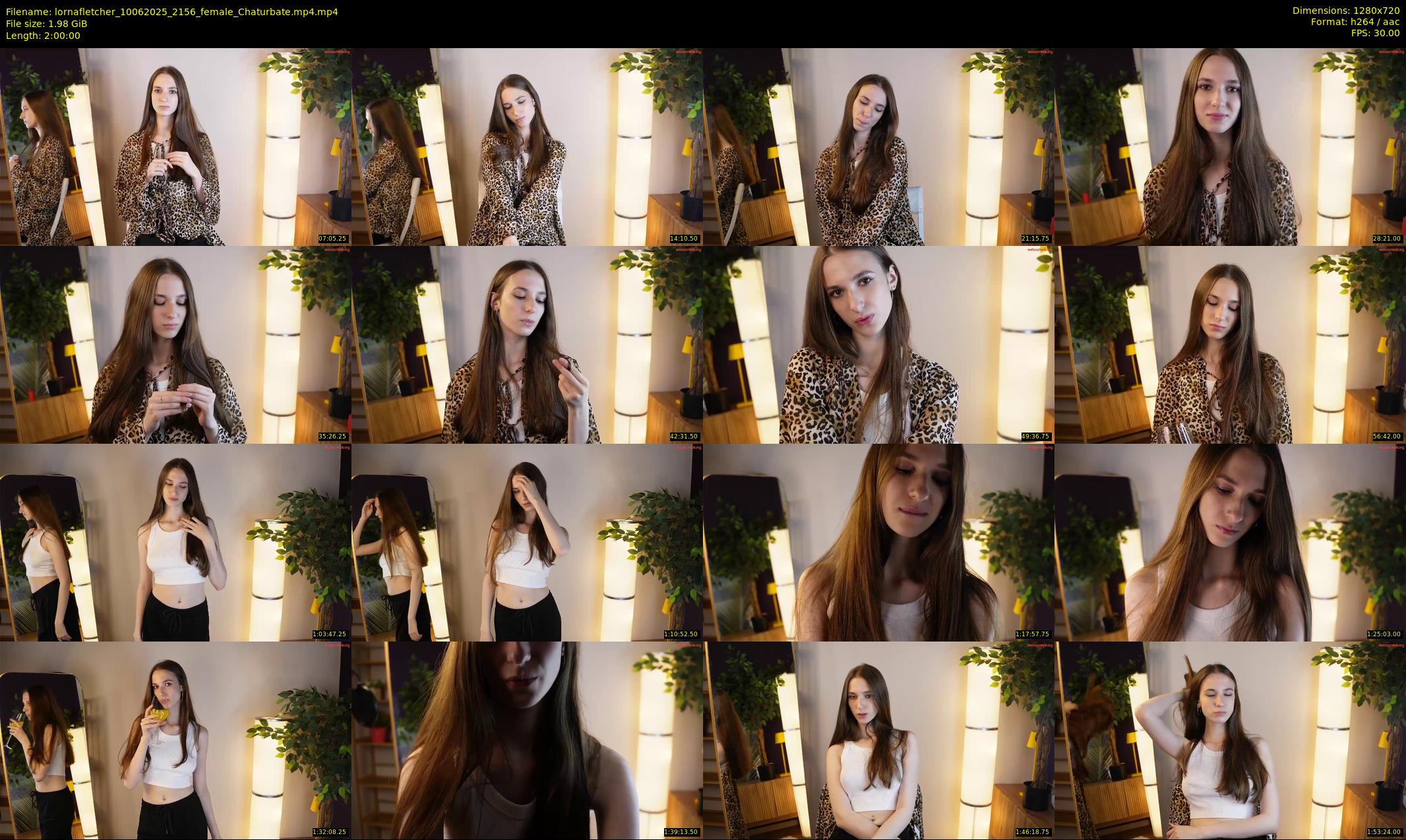 lornafletcher — 120 minute Chaturbate female cam show recording, 720p, Jun 10, 2025