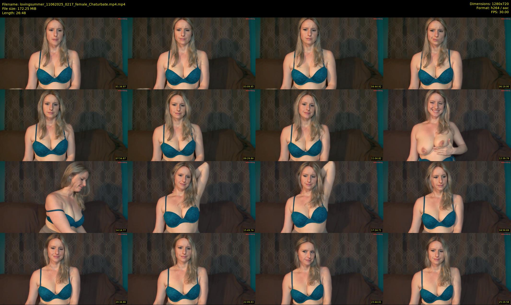 lovingsummer — 27 minute Chaturbate female cam show recording, 720p, Jun 11, 2025