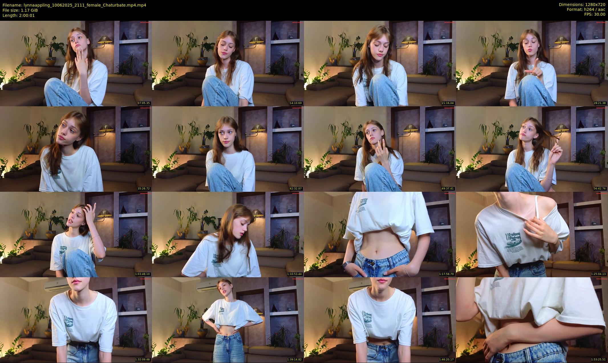 lynnaappling — 121 minute Chaturbate female cam show recording, 720p, Jun 10, 2025