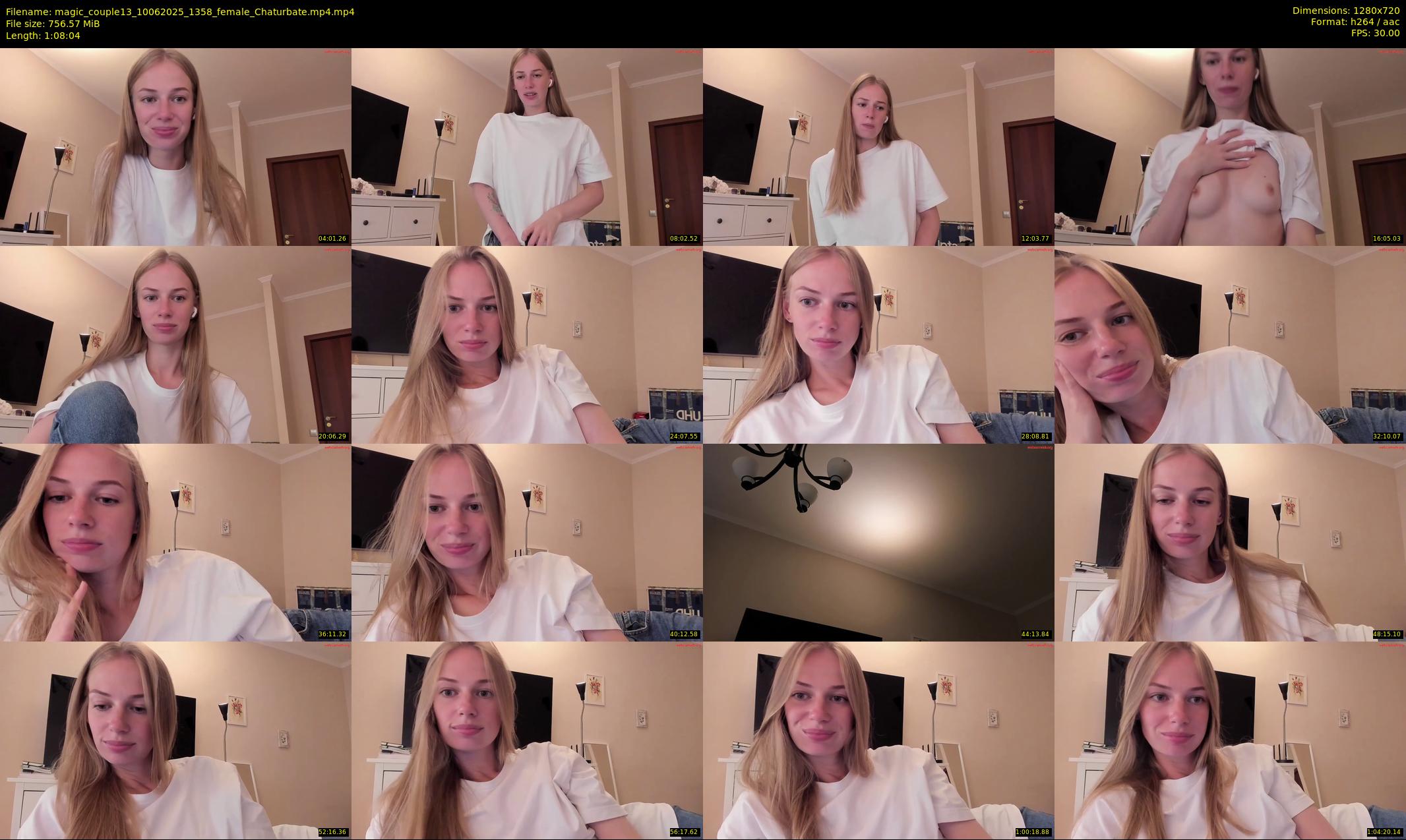 magic_couple13 — 69 minute Chaturbate couple cam show recording, 720p, Jun 10, 2025