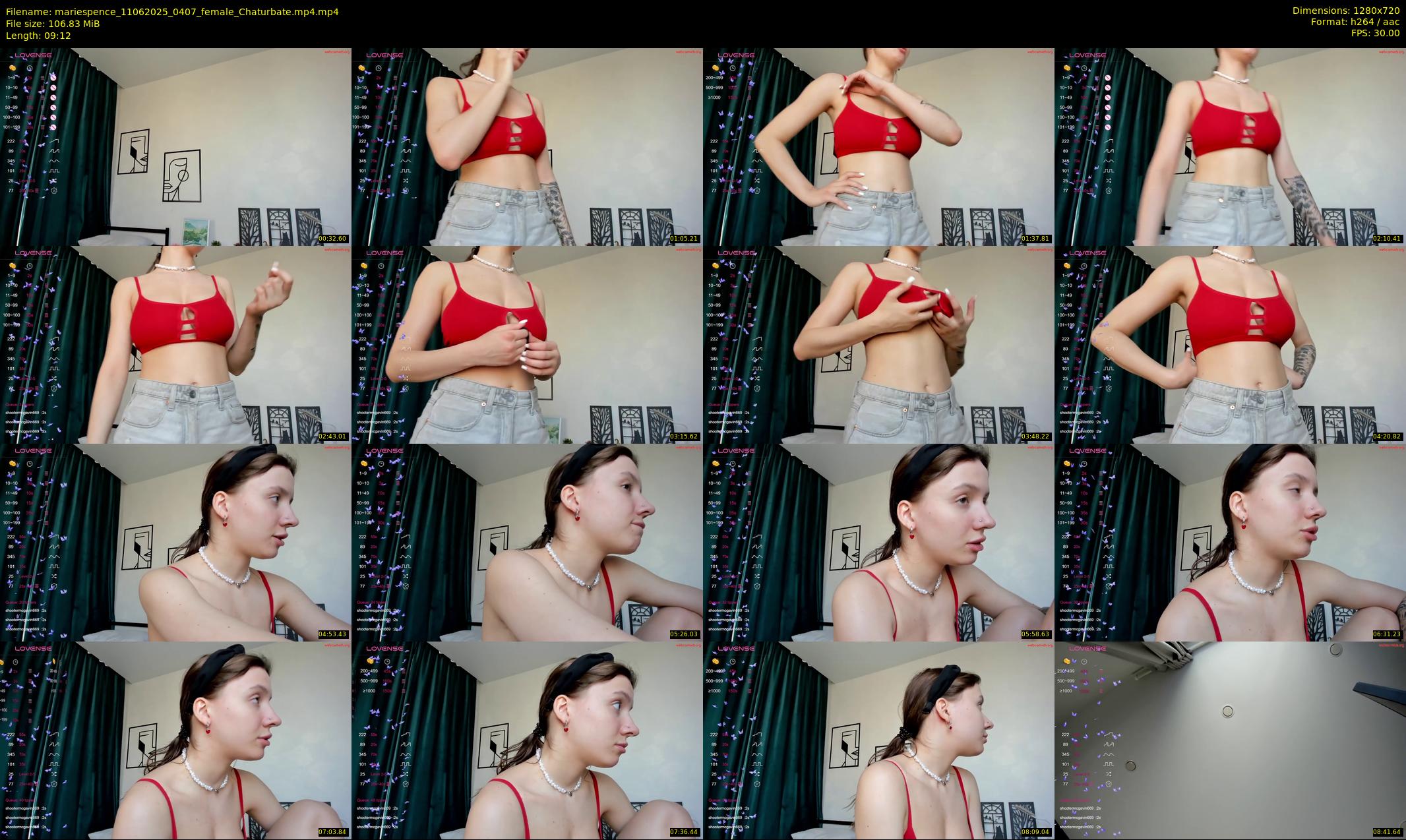 mariespence — 10 minute Chaturbate female cam show recording, 720p, Jun 11, 2025
