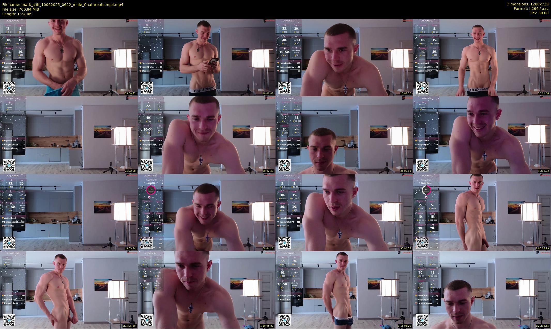 mark_stiff — 85 minute Chaturbate male cam show recording, 720p, Jun 10, 2025