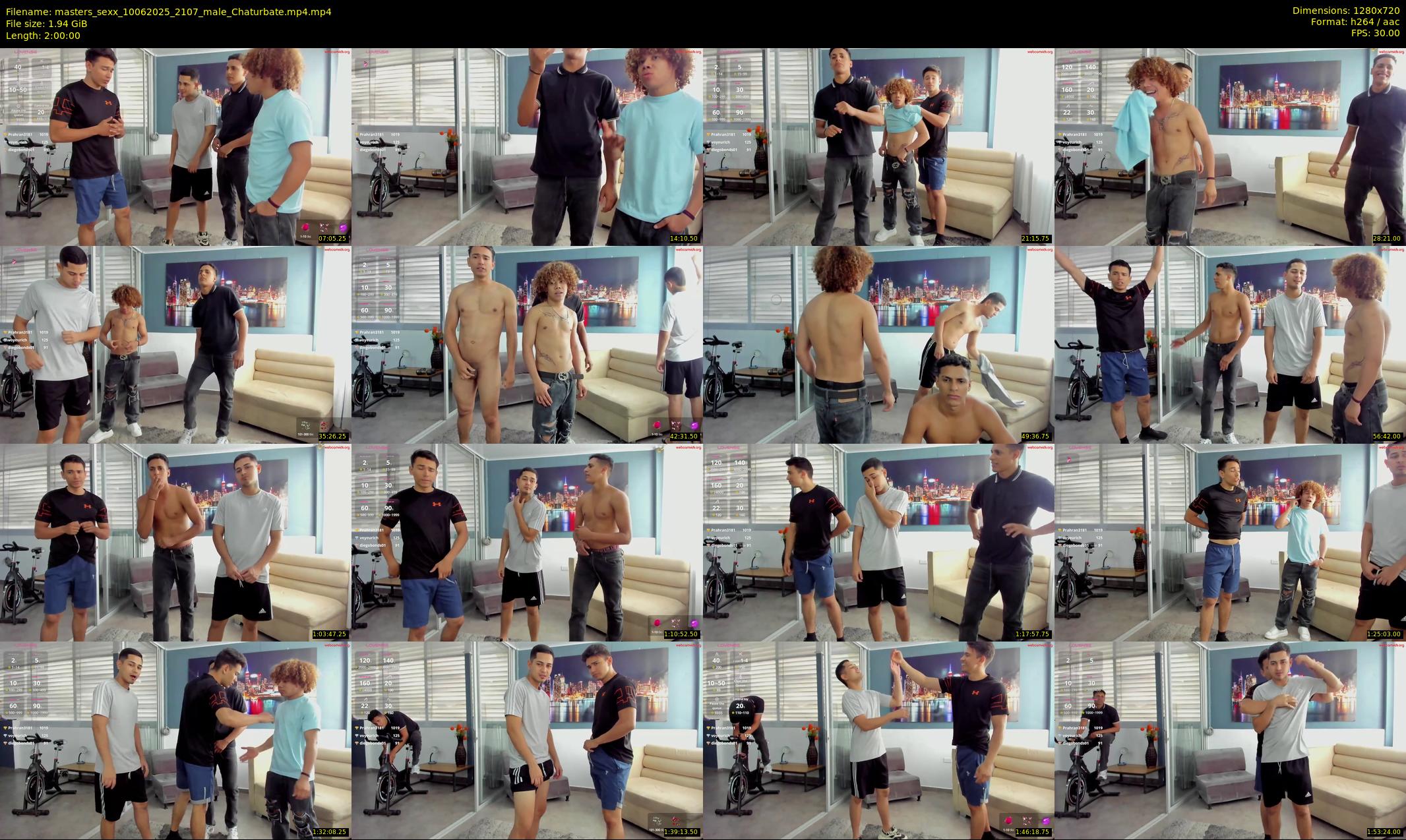 masters_sexx — 120 minute Chaturbate male cam show recording, 720p, Jun 10, 2025