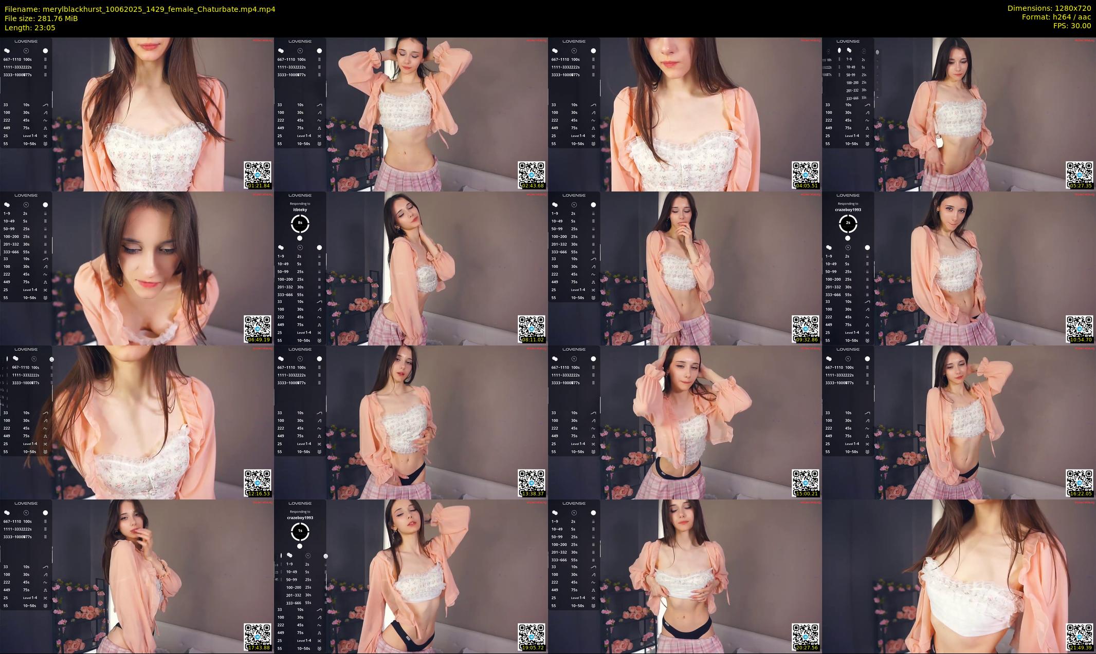 merylblackhurst — 24 minute Chaturbate female cam show recording, 720p, Jun 10, 2025