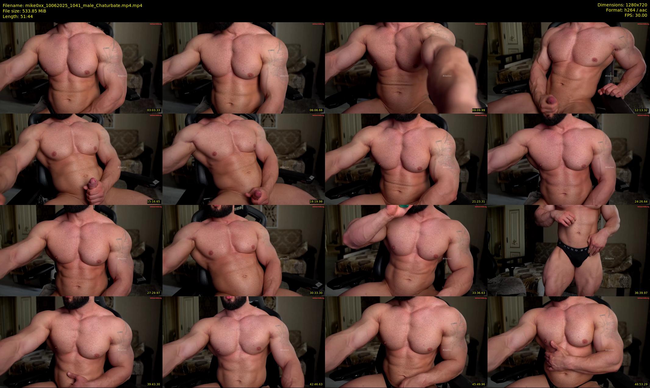 mike0xx — 52 minute Chaturbate male cam show recording, 720p, Jun 10, 2025