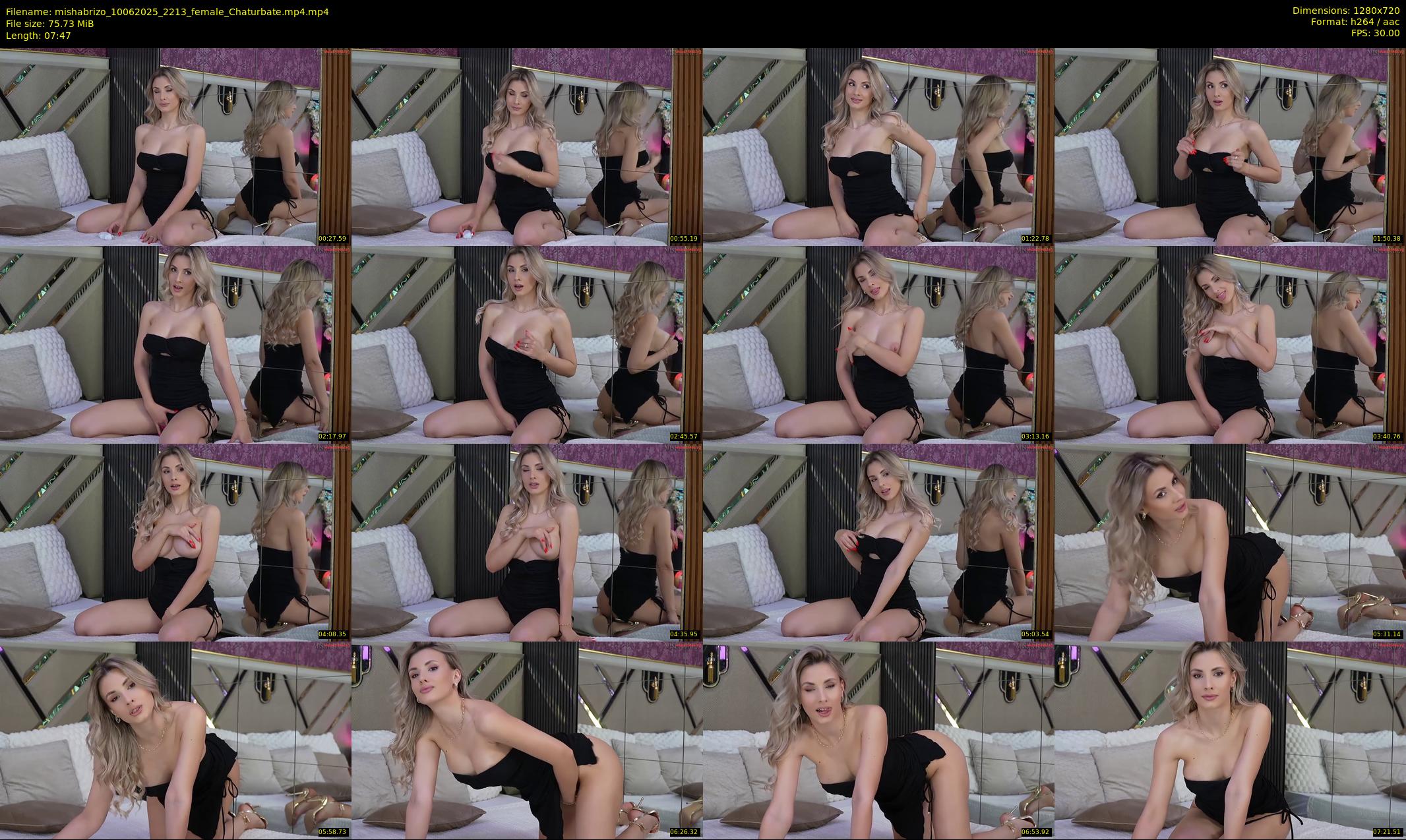 mishabrizo — 8 minute Chaturbate female cam show recording, 720p, Jun 10, 2025
