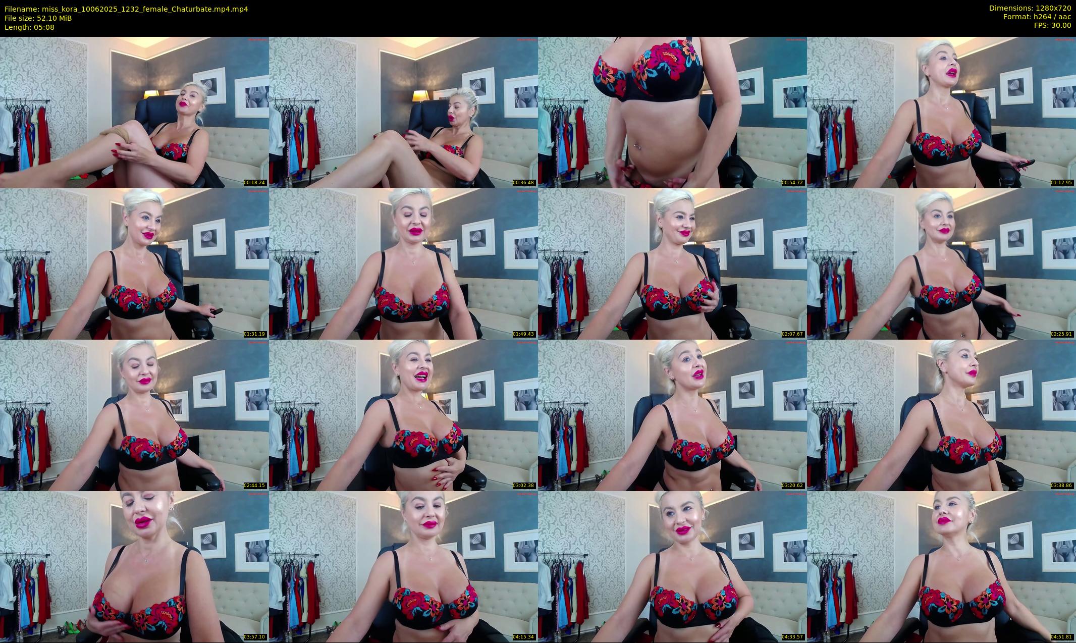 miss_kora — 6 minute Chaturbate female cam show recording, 720p, Jun 10, 2025