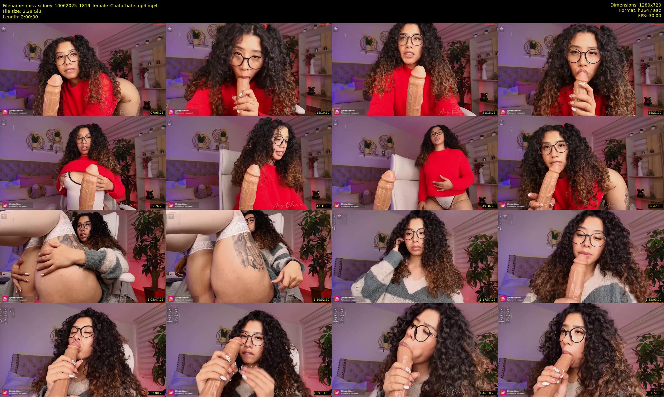 miss_sidney — 120 minute Chaturbate female cam show recording, 720p, Jun 10, 2025