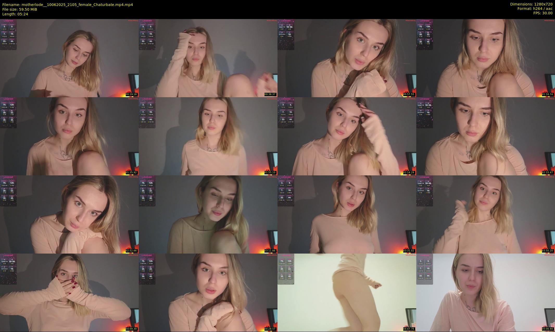 motherlode_ — 6 minute Chaturbate female cam show recording, 720p, Jun 10, 2025