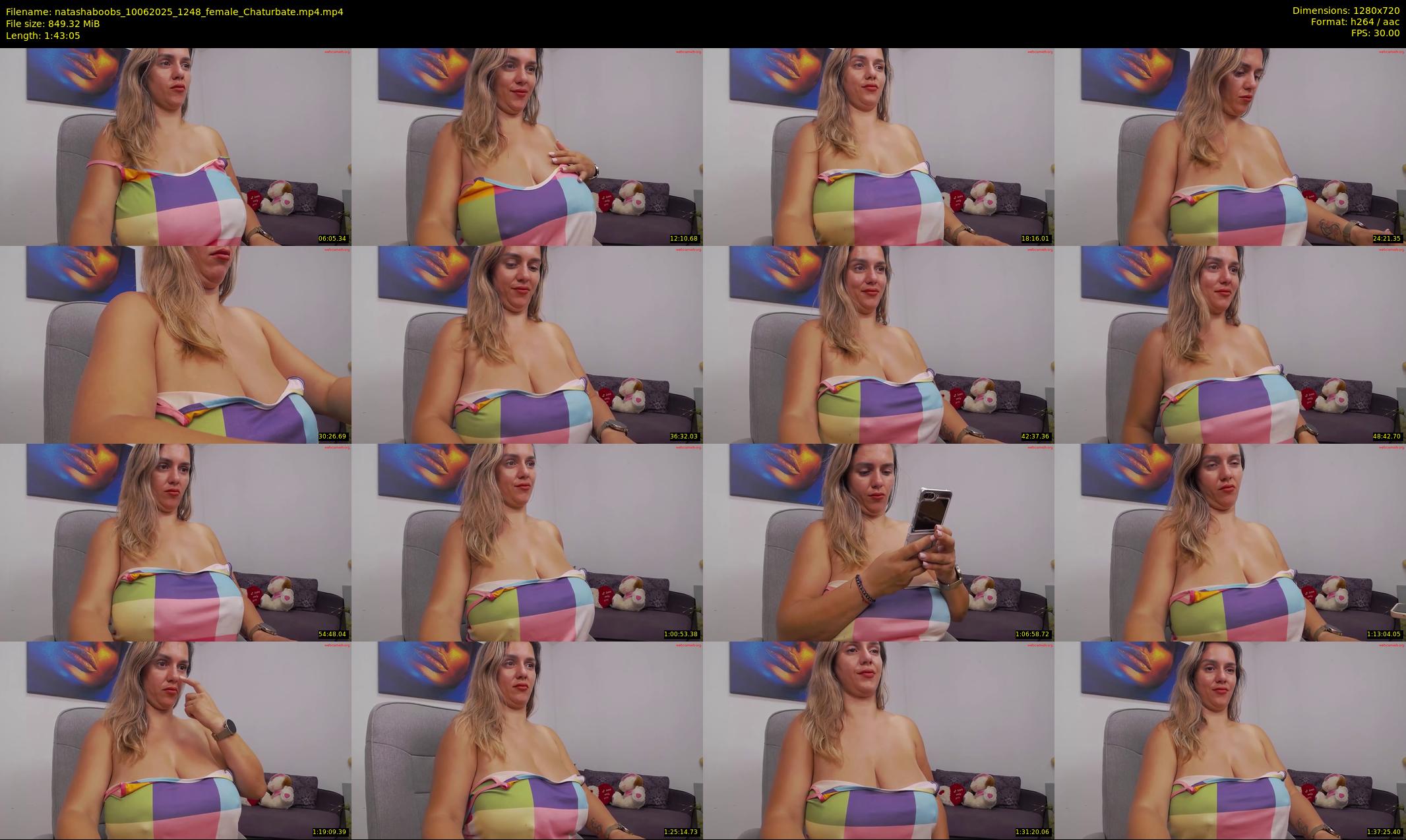 natashaboobs — 104 minute Chaturbate female cam show recording, 720p, Jun 10, 2025