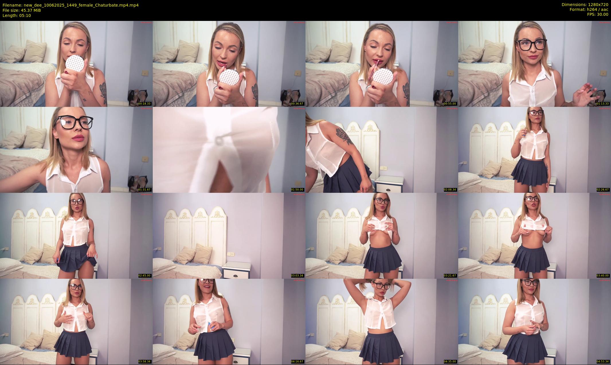 new_dee — 6 minute Chaturbate female cam show recording, 720p, Jun 10, 2025
