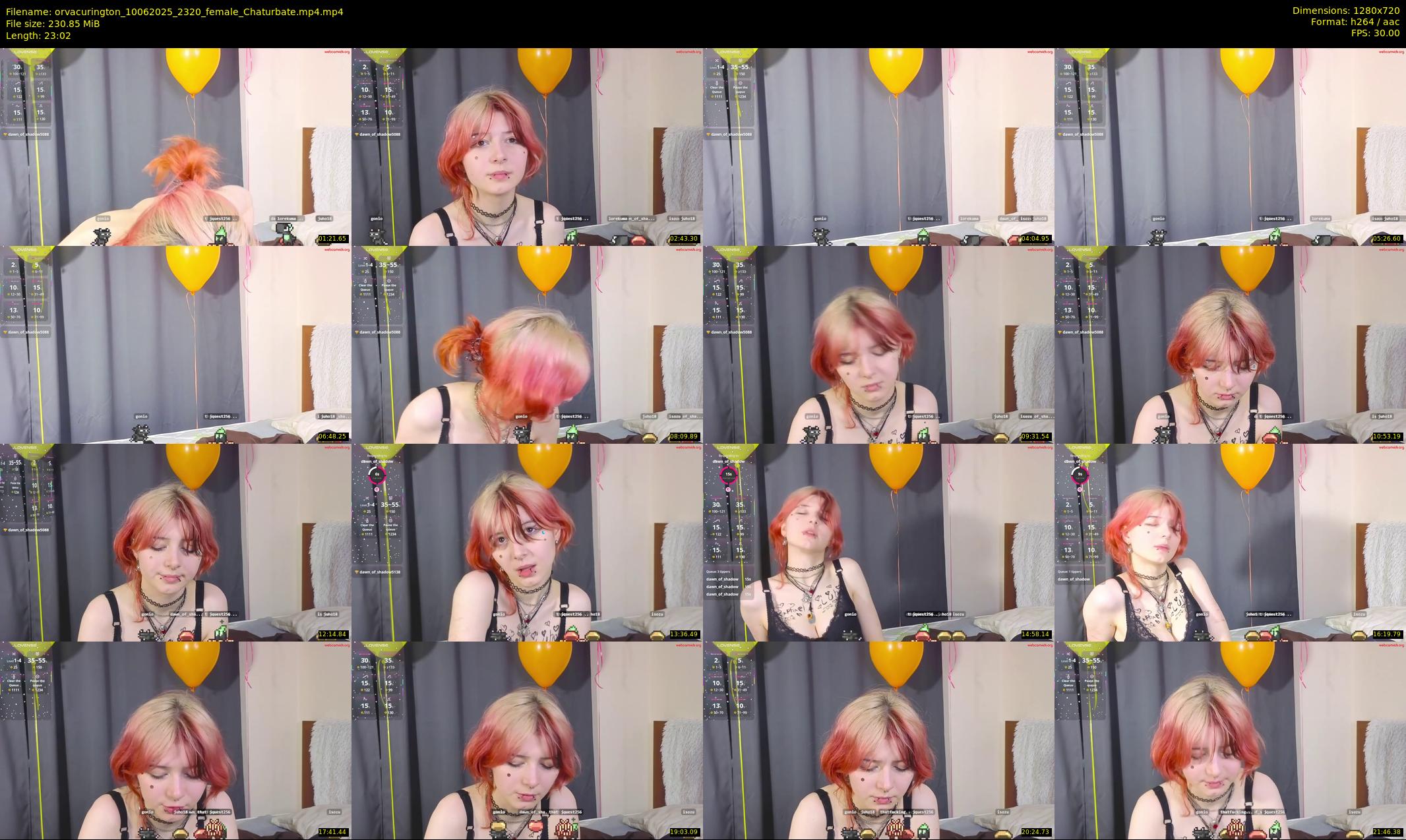 orvacurington — 24 minute Chaturbate female cam show recording, 720p, Jun 10, 2025