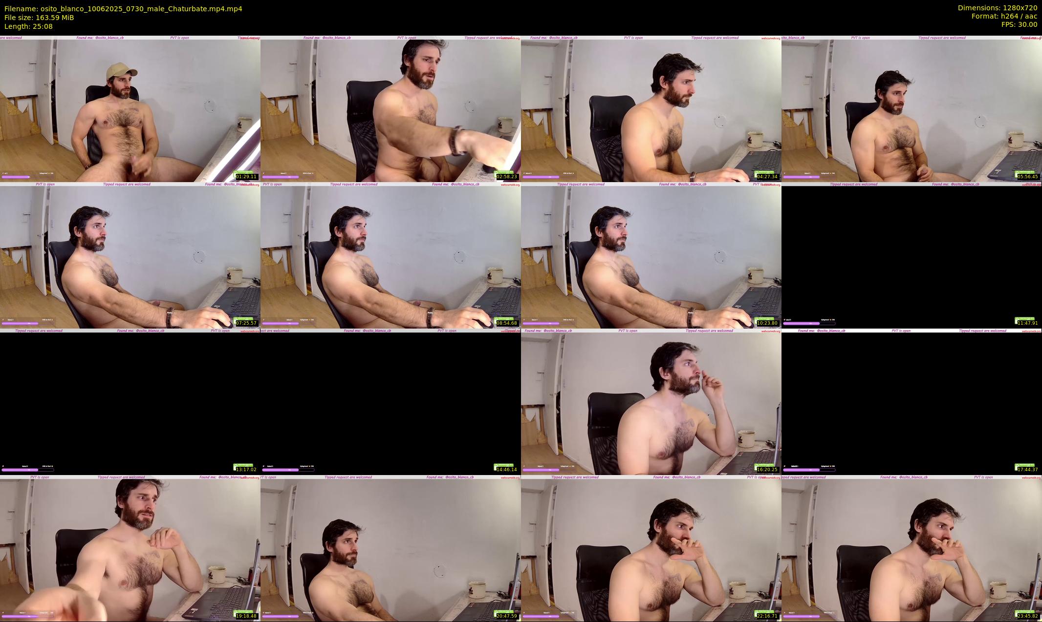 osito_blanco — 26 minute Chaturbate male cam show recording, 720p, Jun 10, 2025
